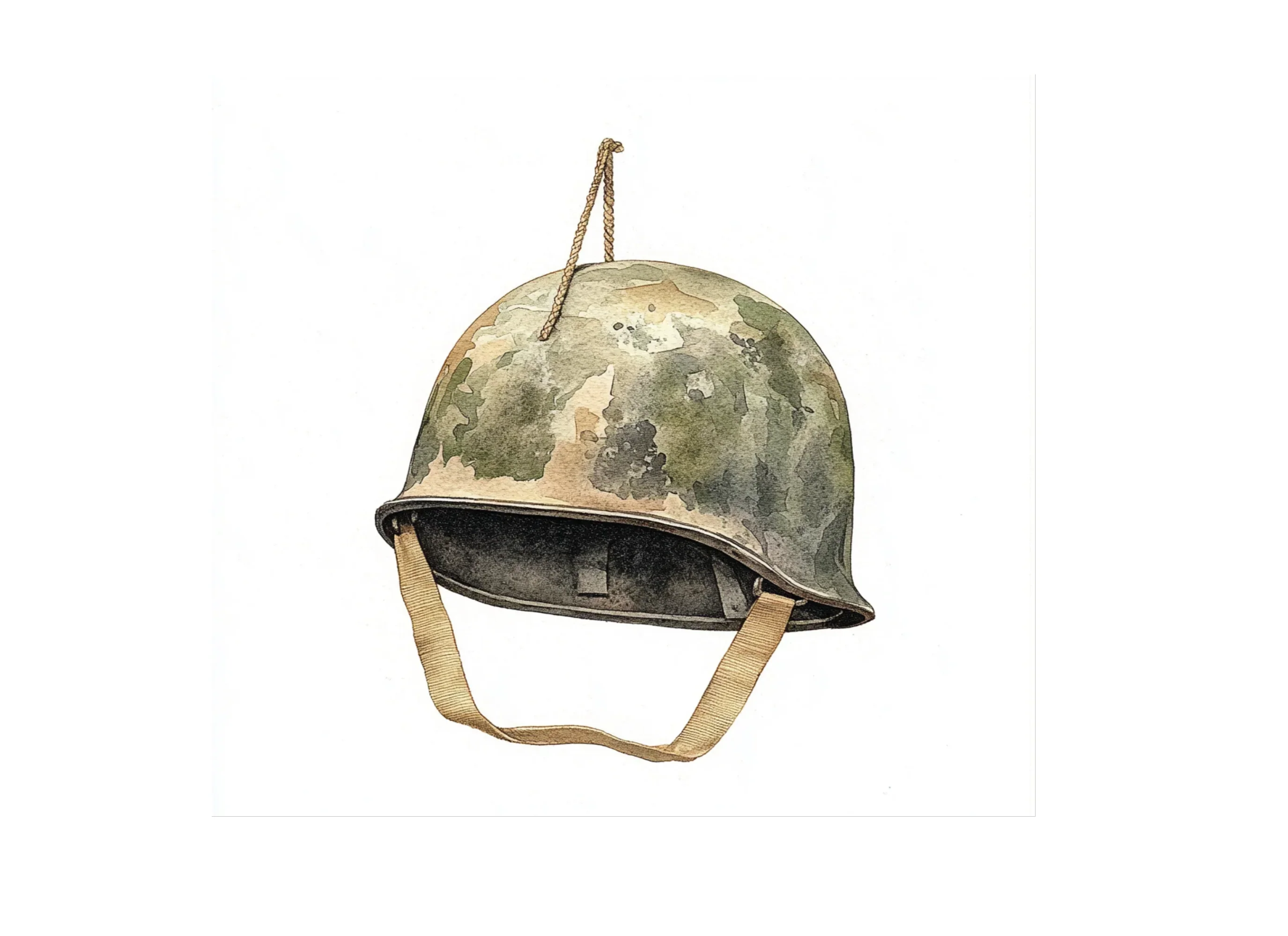 Vintage Military Helmets Clipart Bundle - Image 2