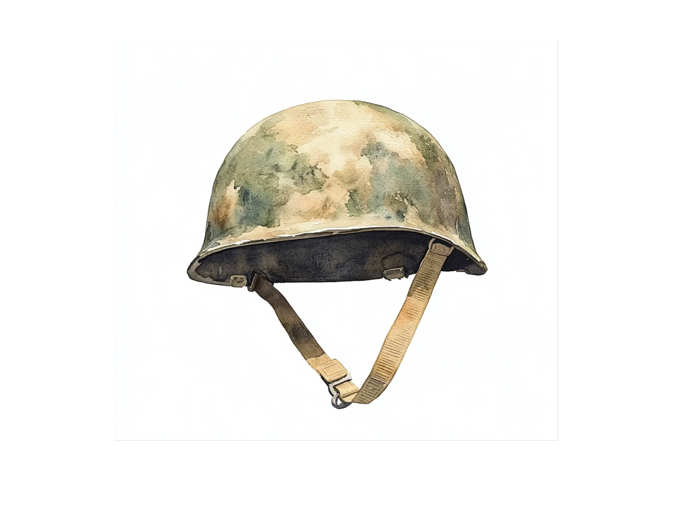 Vintage Military Helmets Clipart Bundle - Image 3