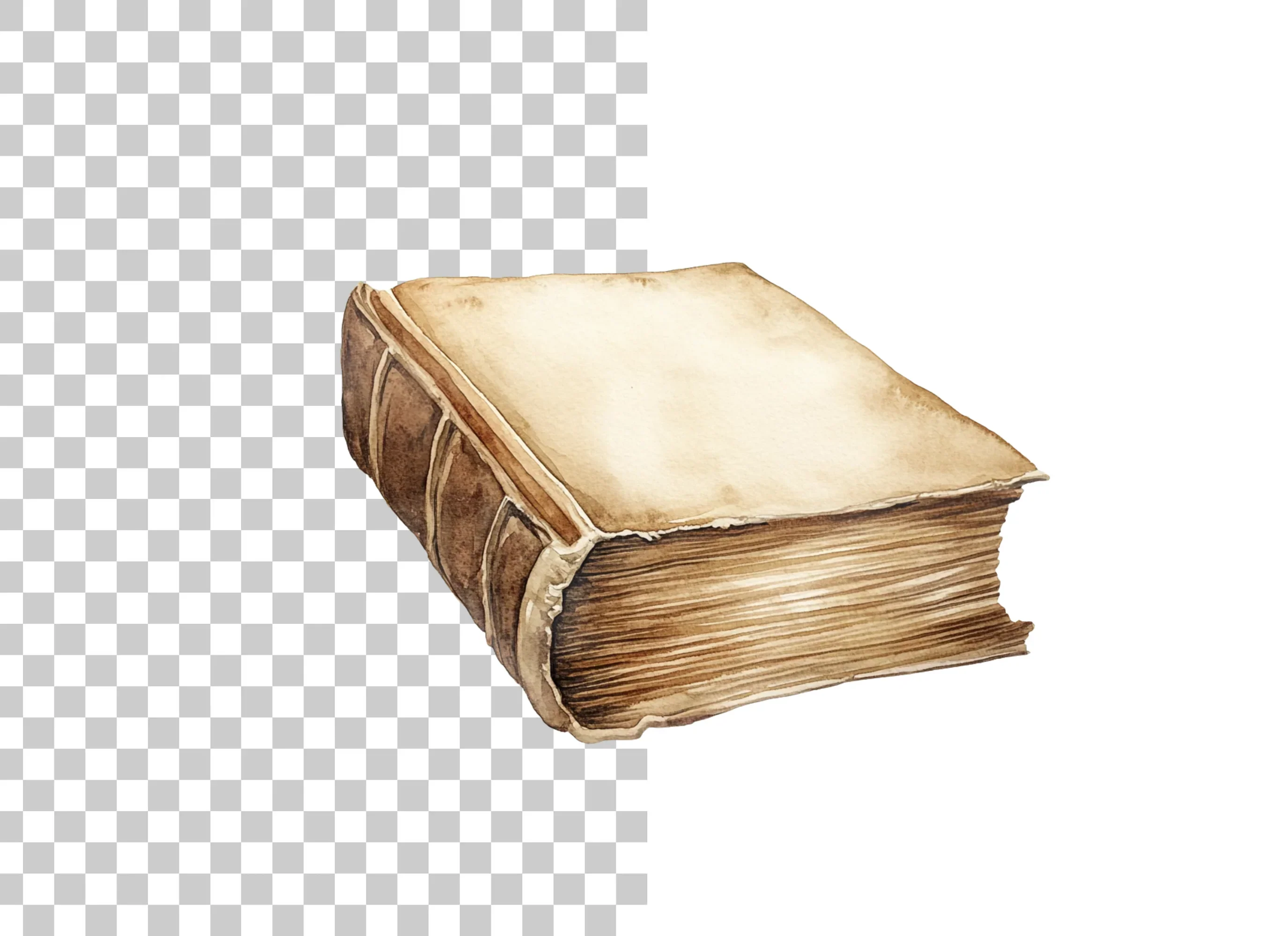 Vintage Old Books Clipart Bundle - Image 2