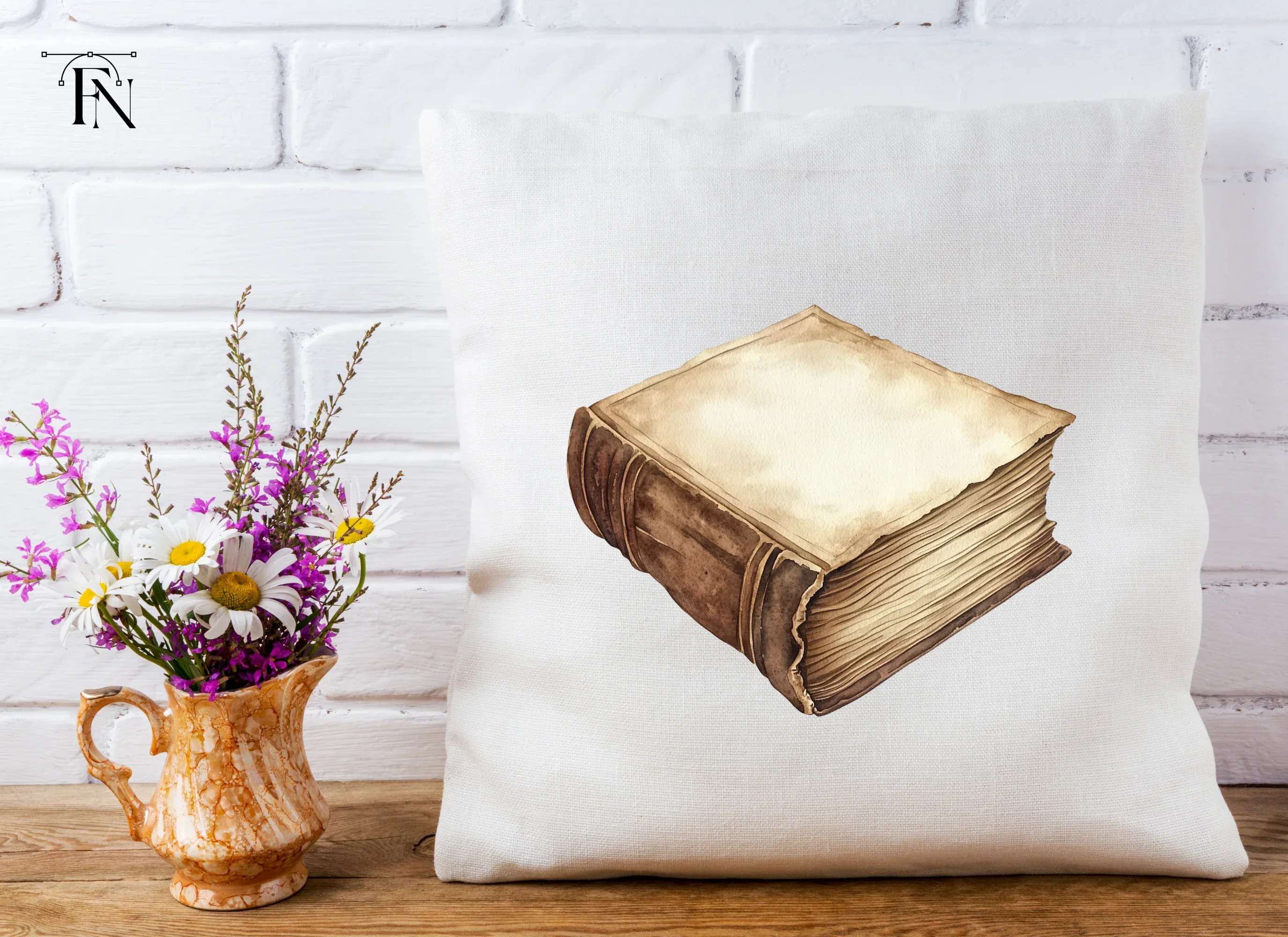 Vintage Old Books Clipart Bundle - Image 5