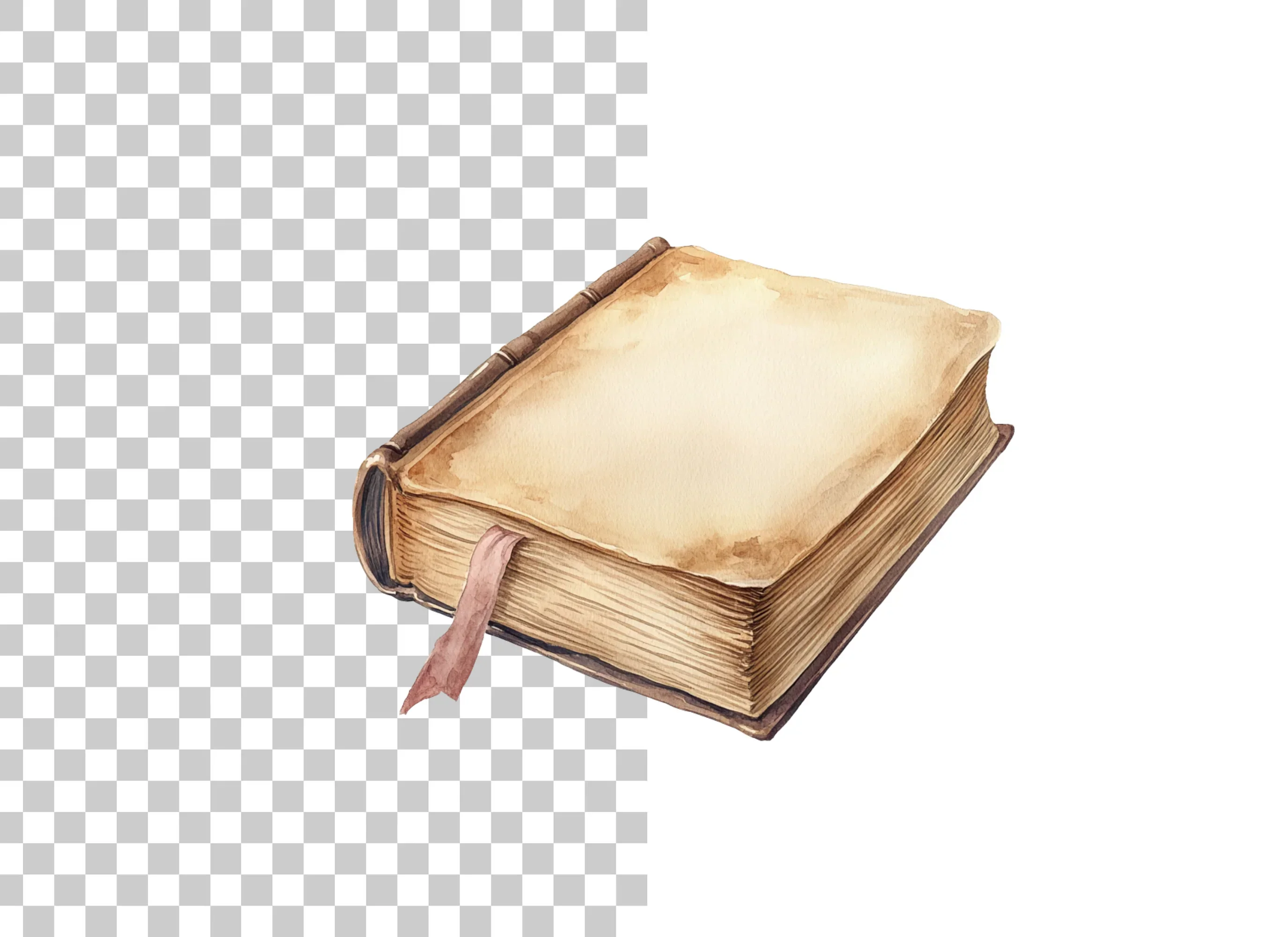 Vintage Old Books Clipart Bundle - Image 2