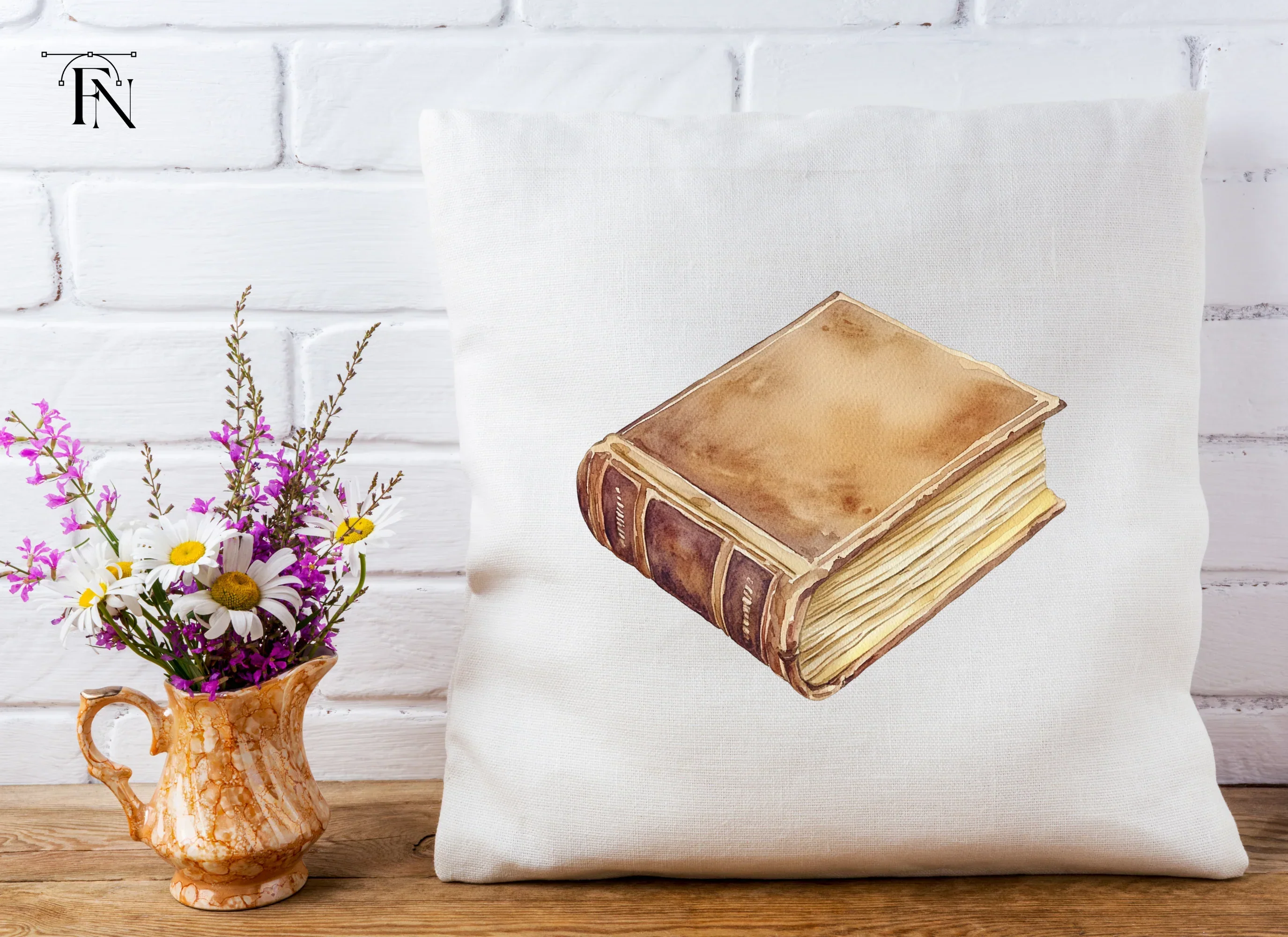 Vintage Old Books Clipart Bundle - Image 5