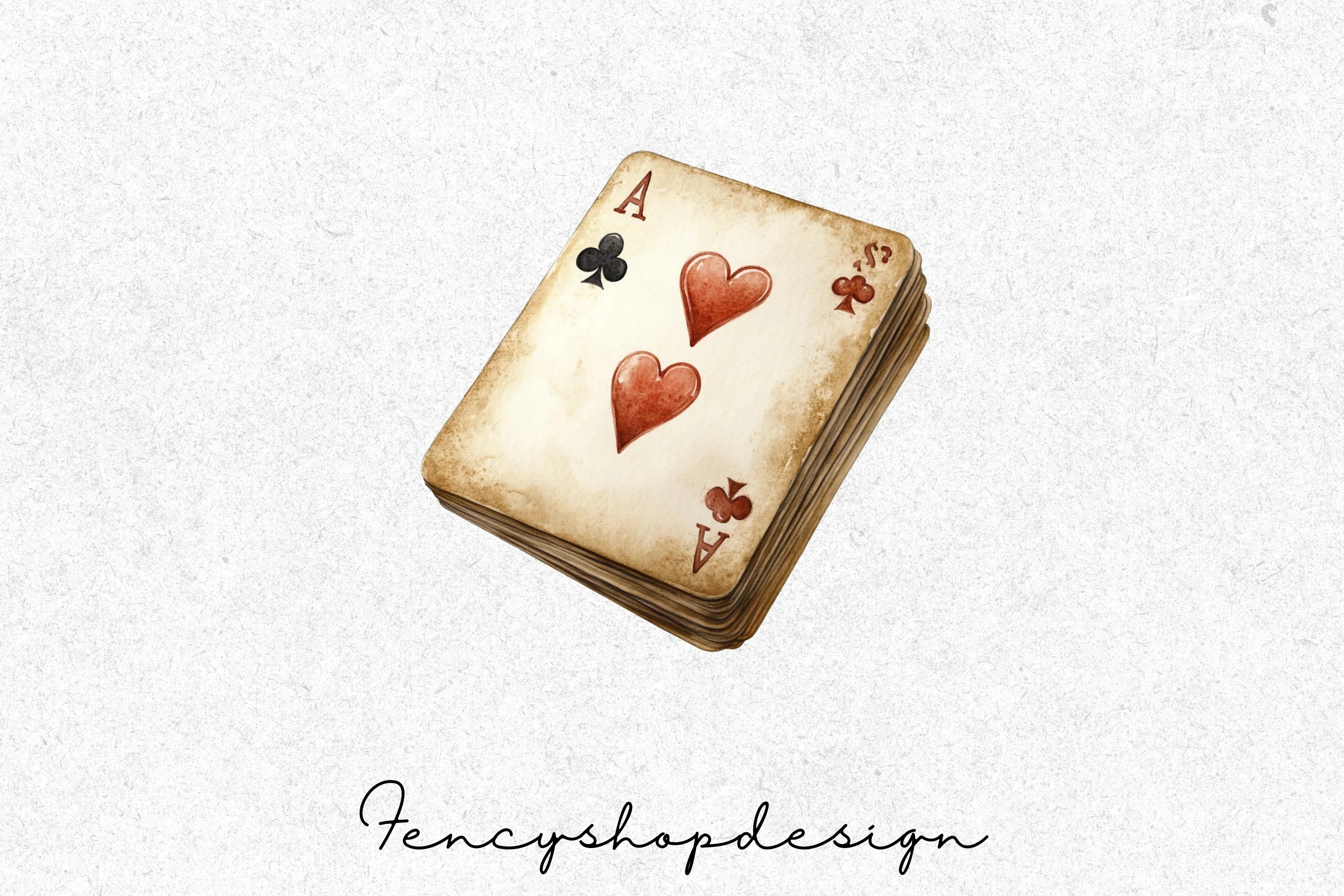 Vintage Playing Cards Clipart Bundle - Image 4