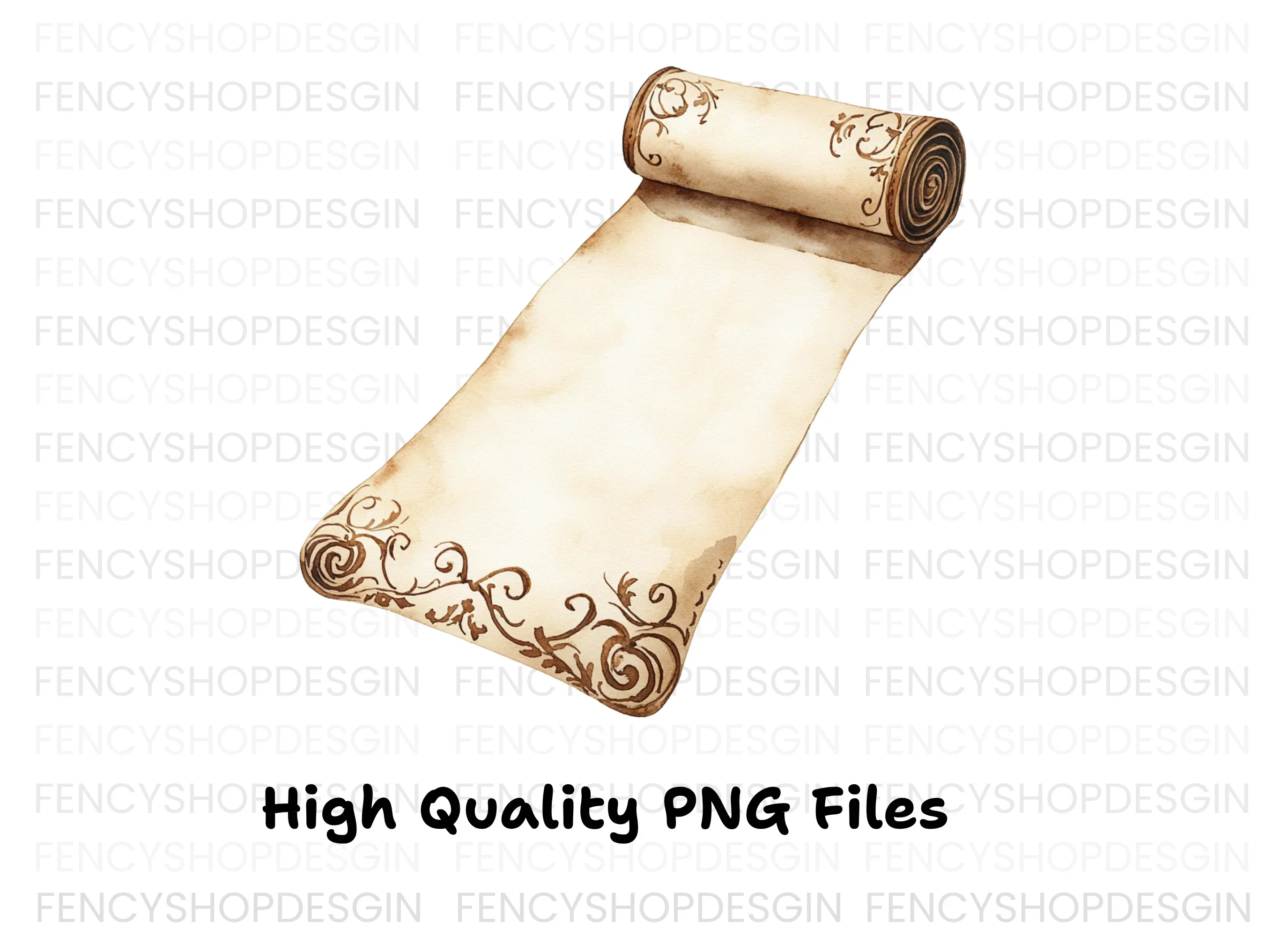 Vintage Scroll Clipart Bundle - Image 3