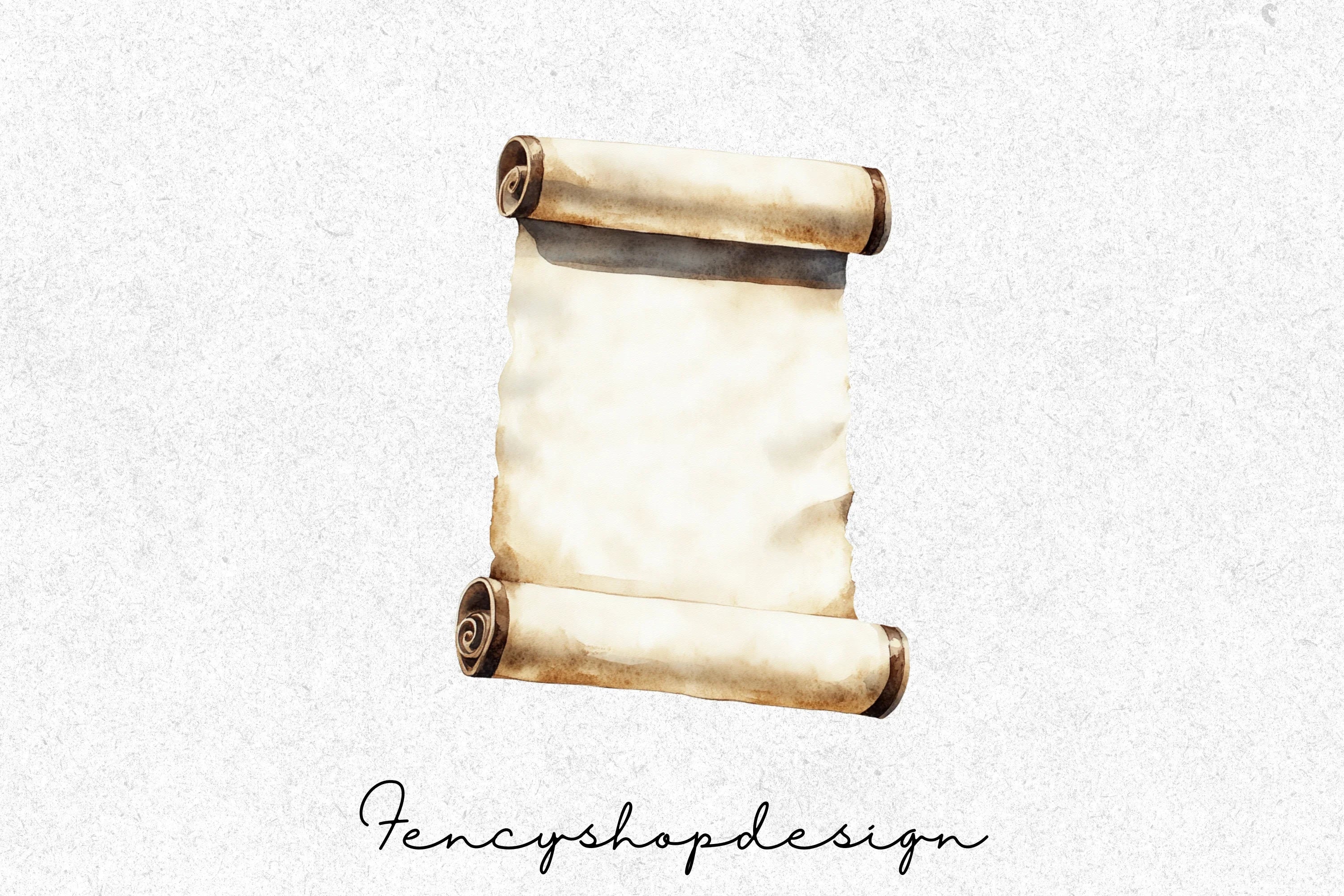 Vintage Scrolls Clipart Bundle - Image 3