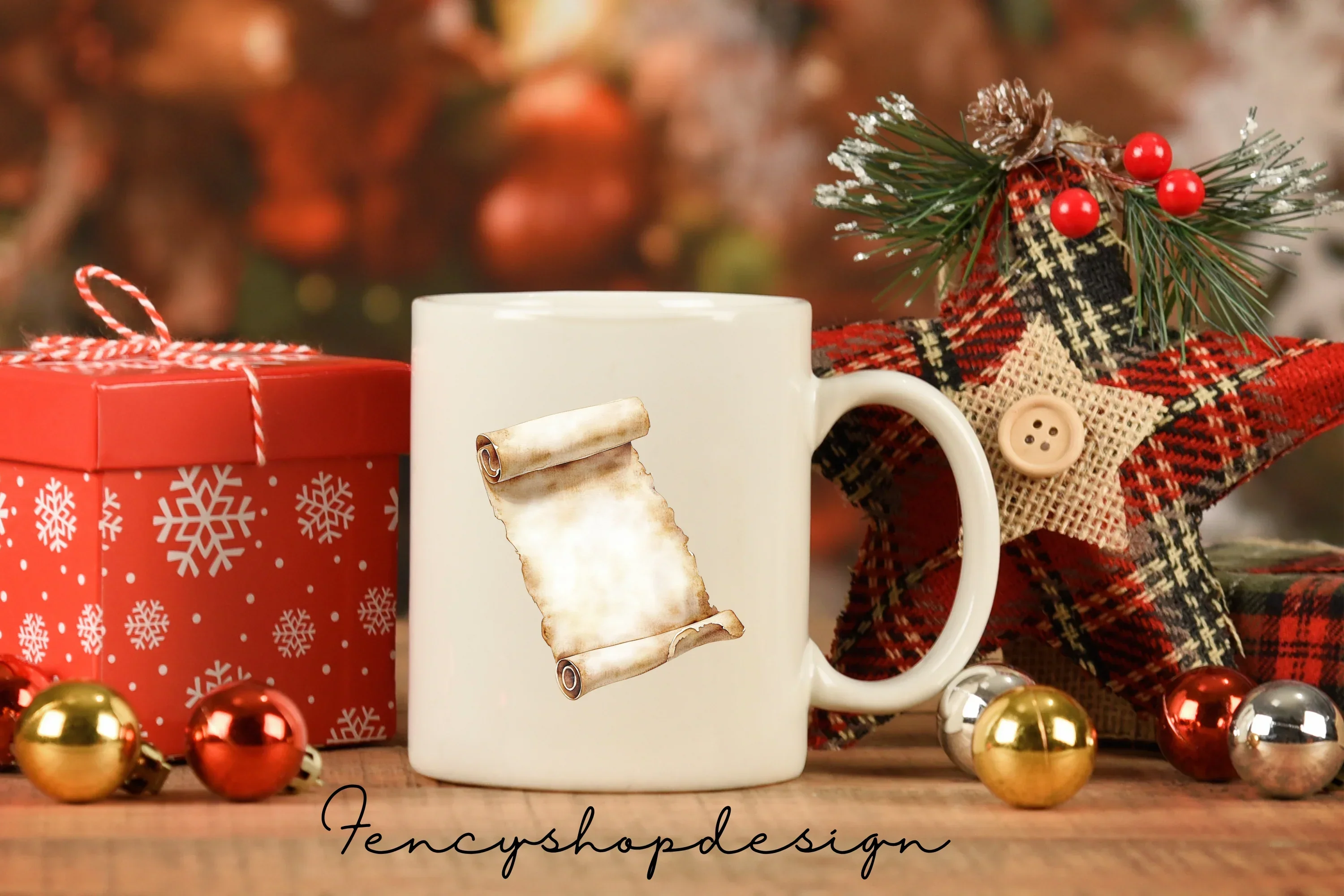Vintage Scrolls Envelopes Clipart Bundle - Image 7