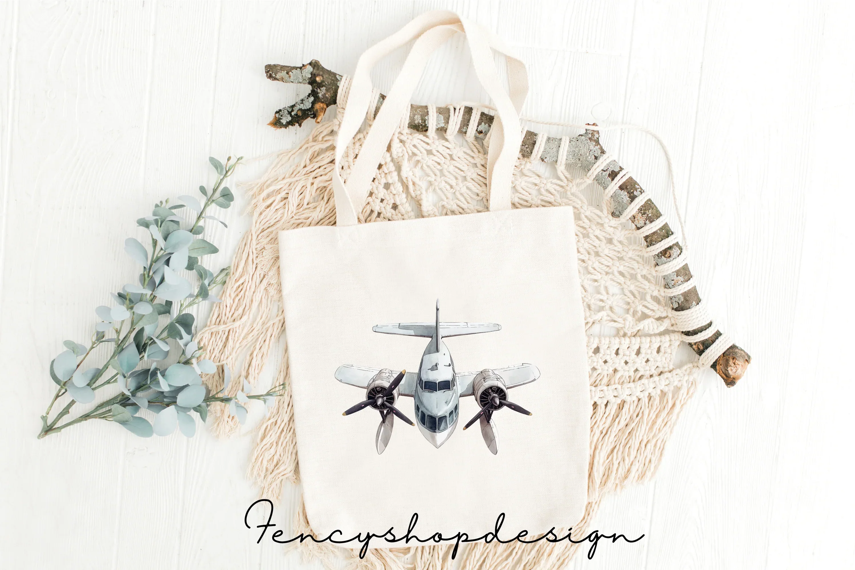 Vintage Seaplane Clipart Bundle - Image 2