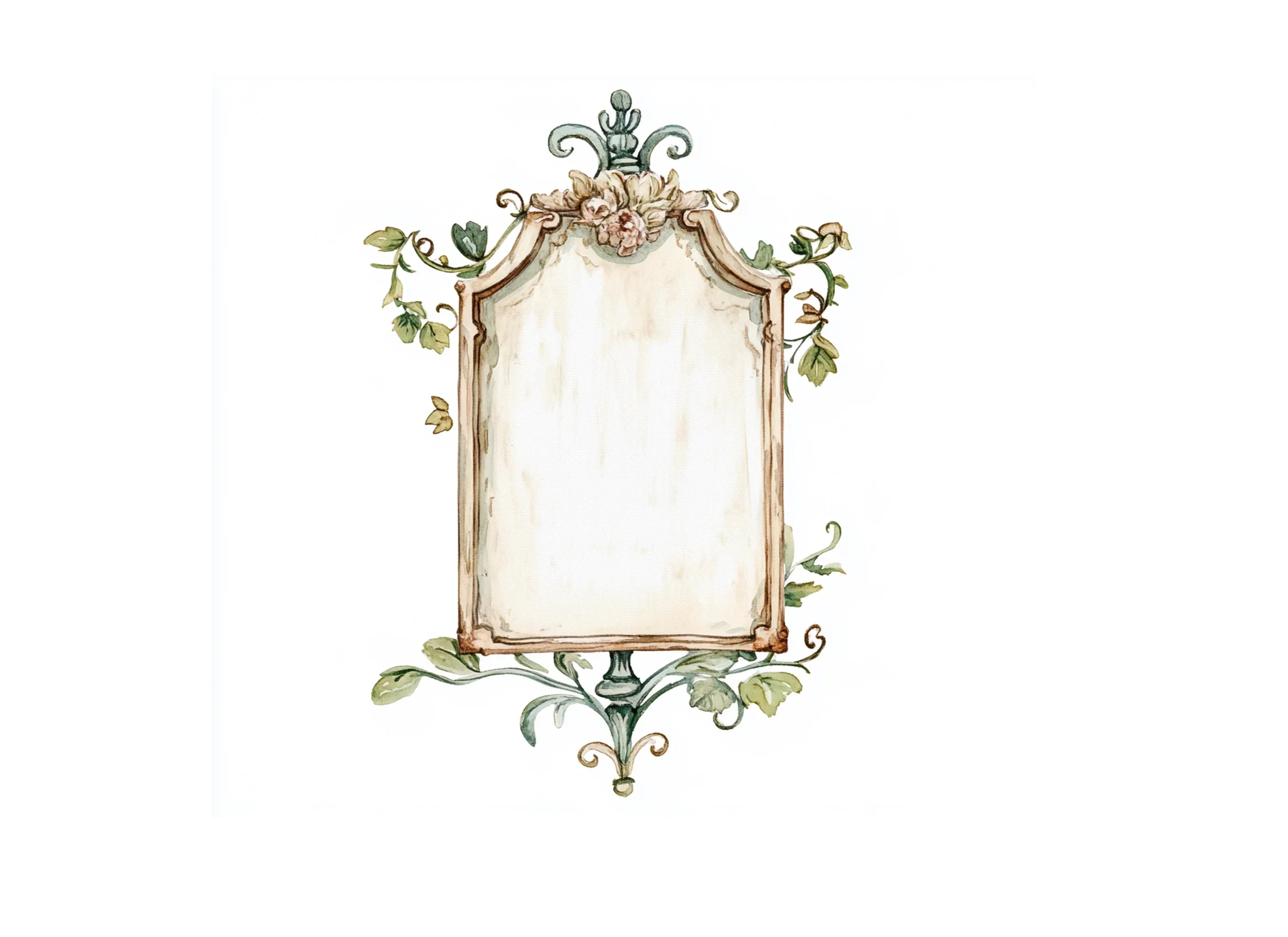 Vintage Shop Signs and Lamp Posts Clipart Bundle - Image 3