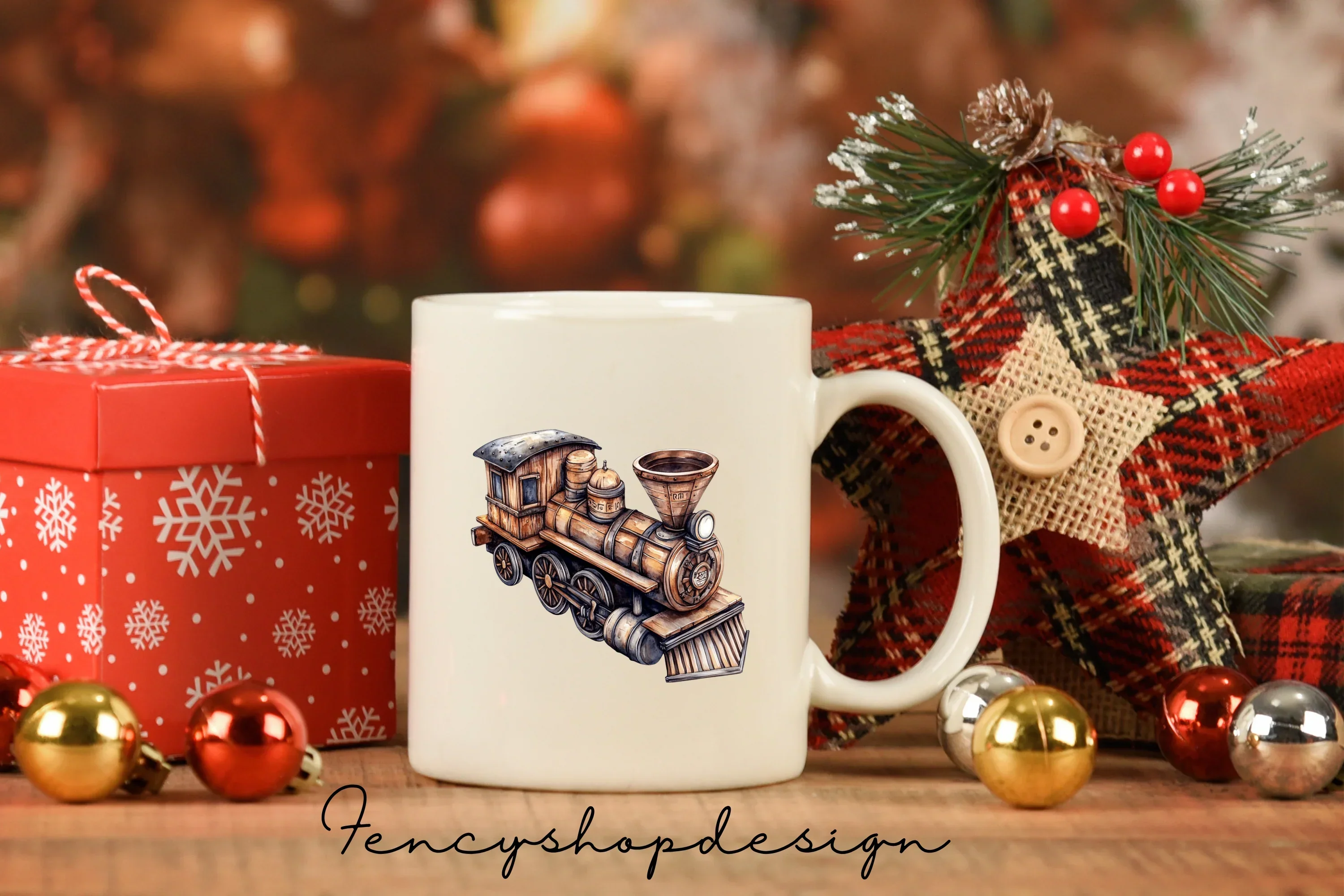 Vintage Train Clipart Bundle - Image 3