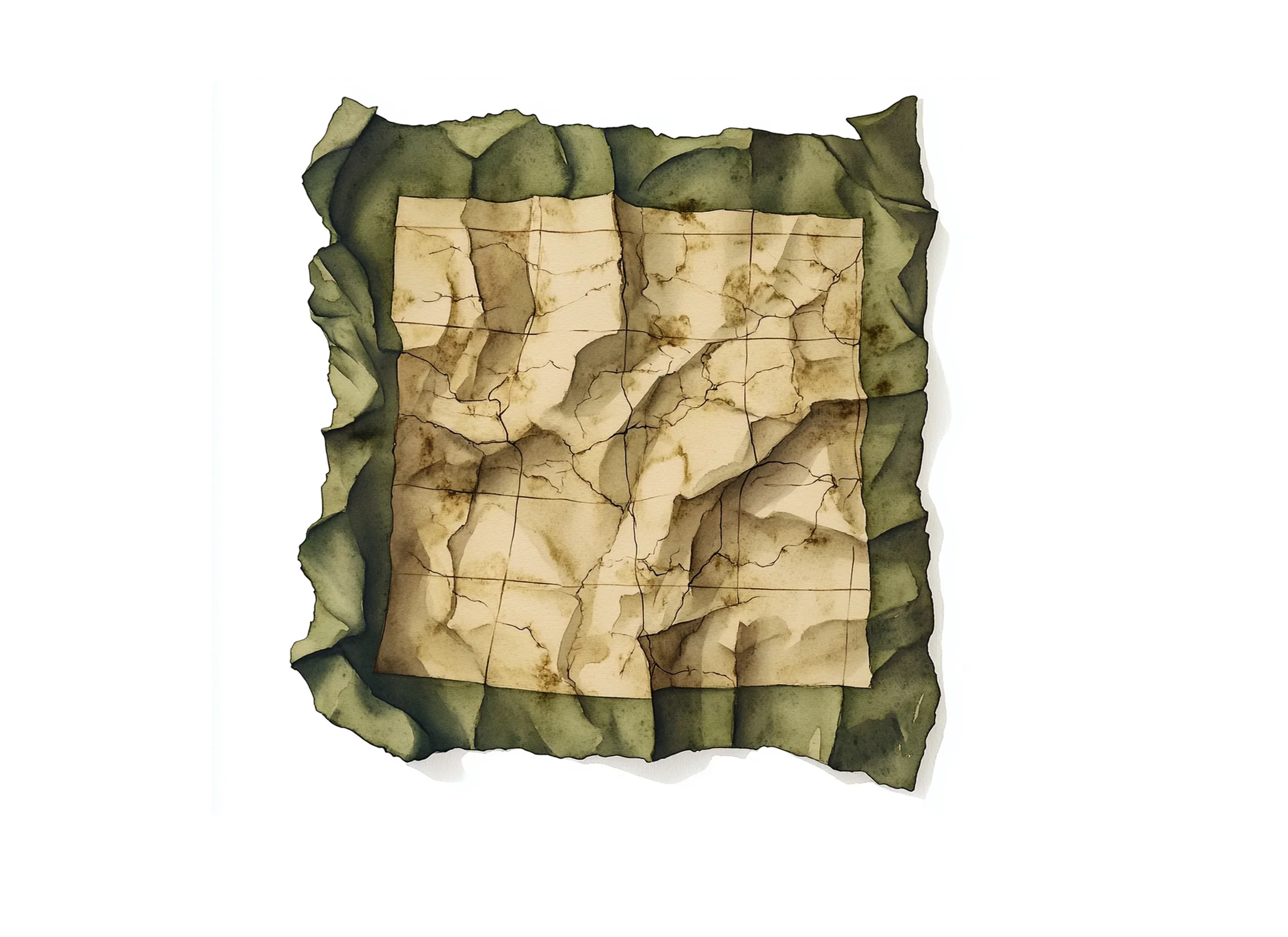 Vintage Treasure Map Clipart Bundle - Image 3
