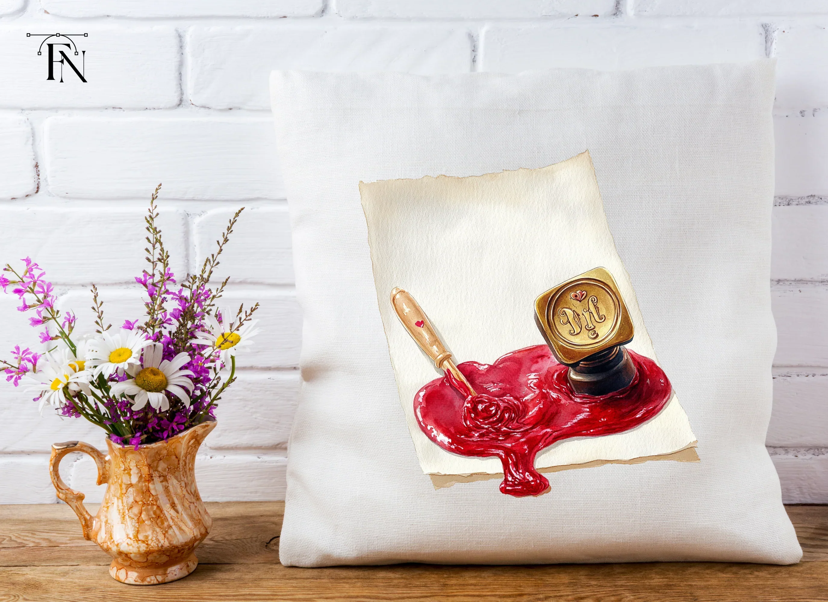 Vintage Wax Seal Clipart Bundle - Image 5