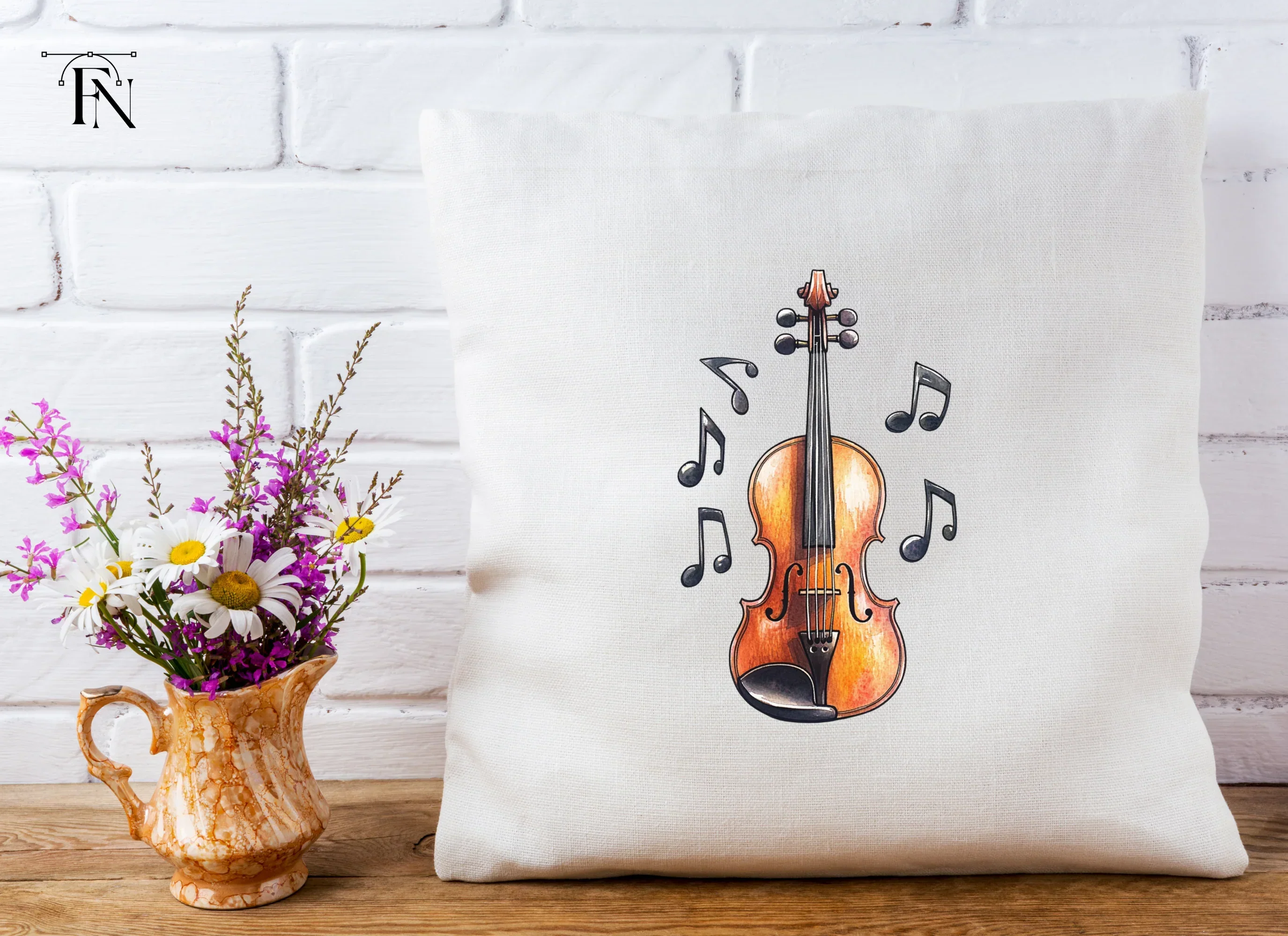Violin and Music Notes Clipart Bundle - Image 5