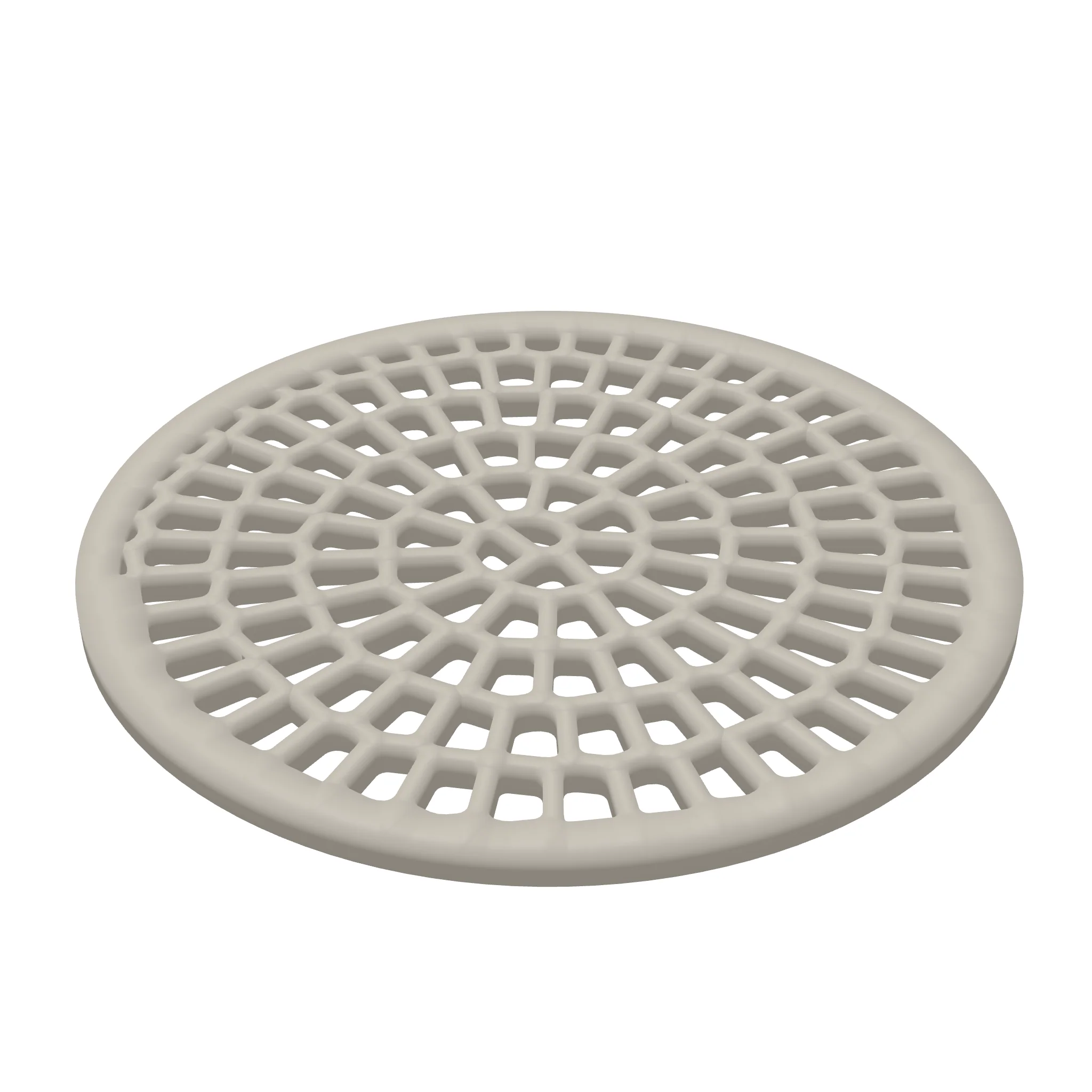 Voronoi Spiral Trivet 3D Print STL File - Image 2