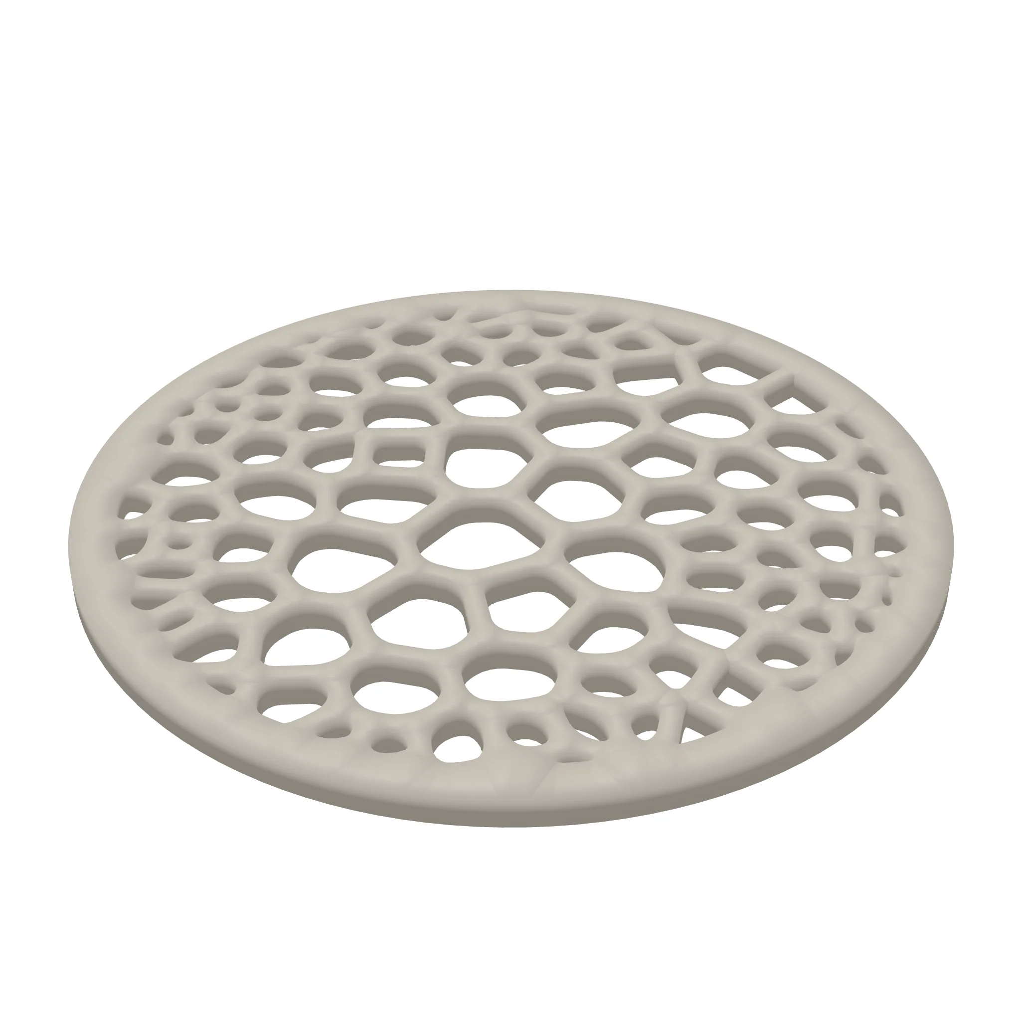 Voronoi Trivet 3D Print STL File - Image 2