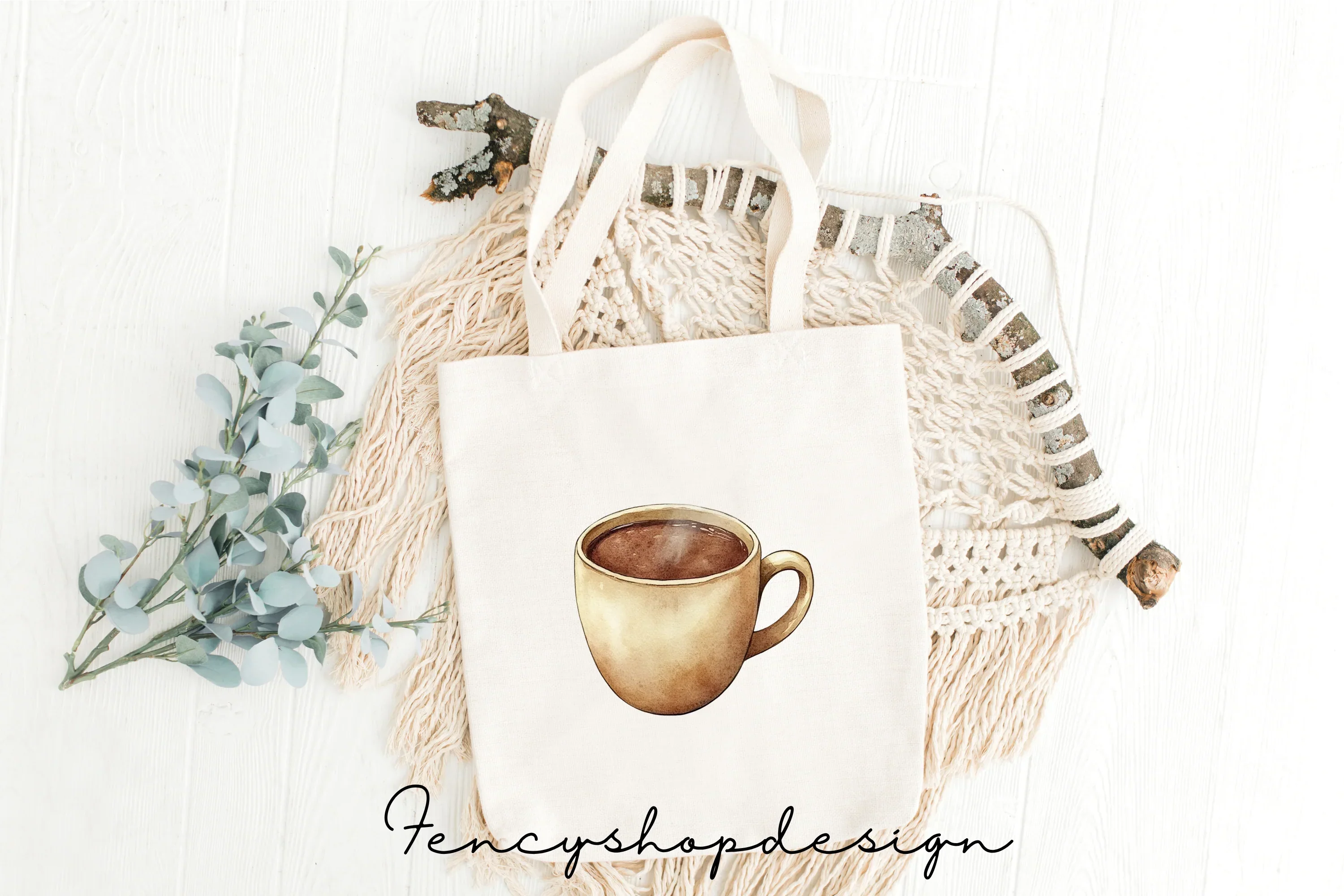 Warm Coffee Cups Clipart Bundle - Image 8