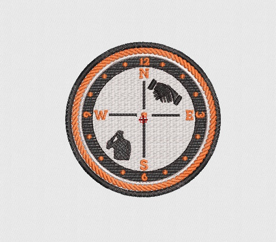 Watch Embroidery Design