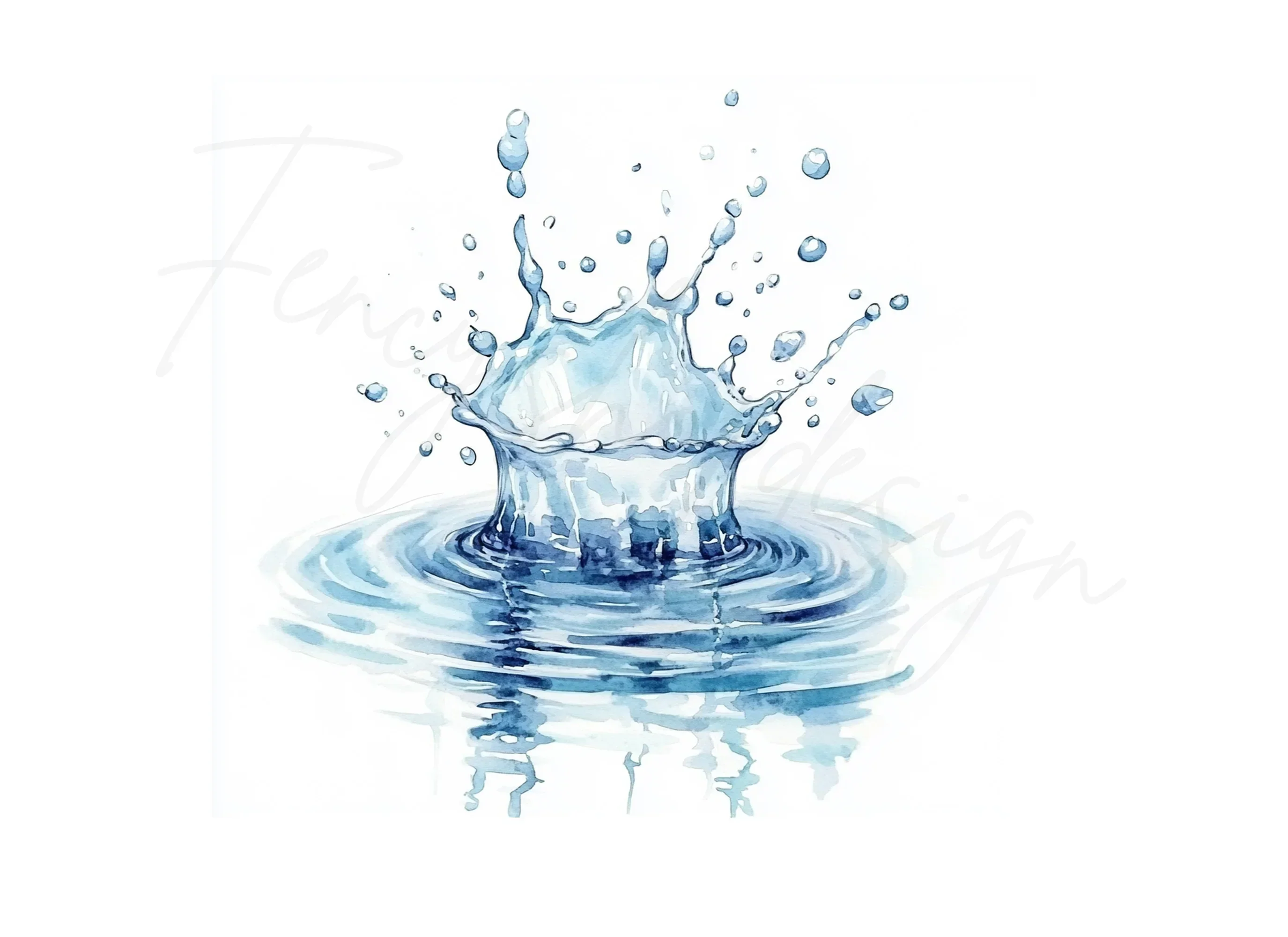 Water Splash Clipart Bundle - Image 2