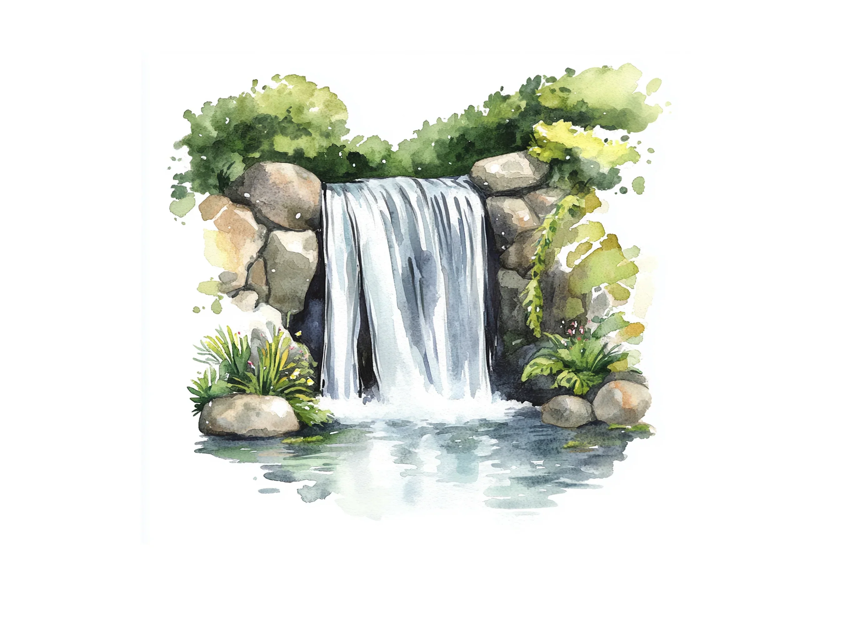 Waterfall Clipart Bundle - Image 2