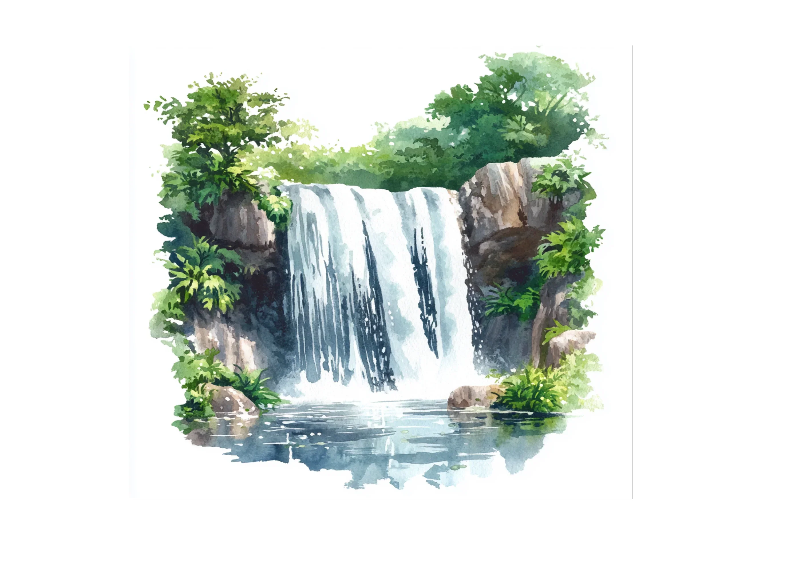 Waterfall Clipart Bundle - Image 3