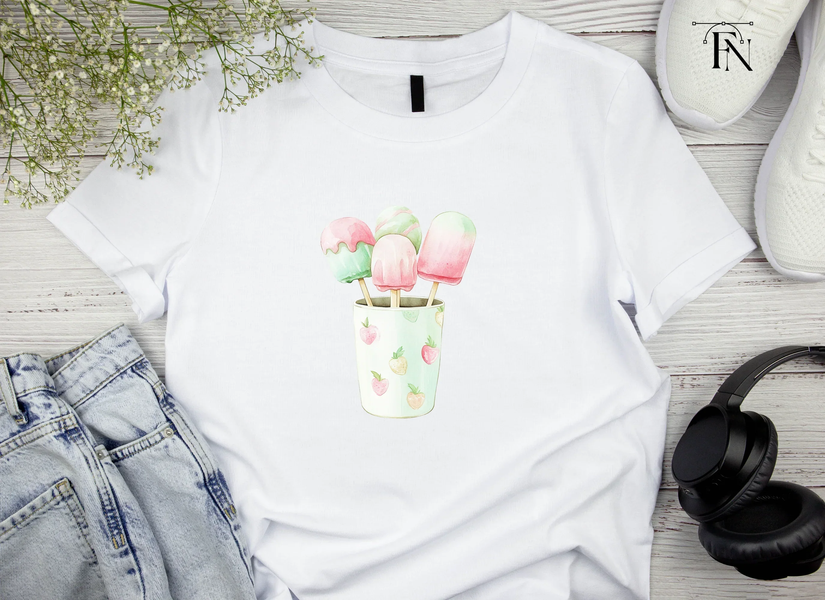 Watermelon Popsicle Clipart Bundle - Image 5
