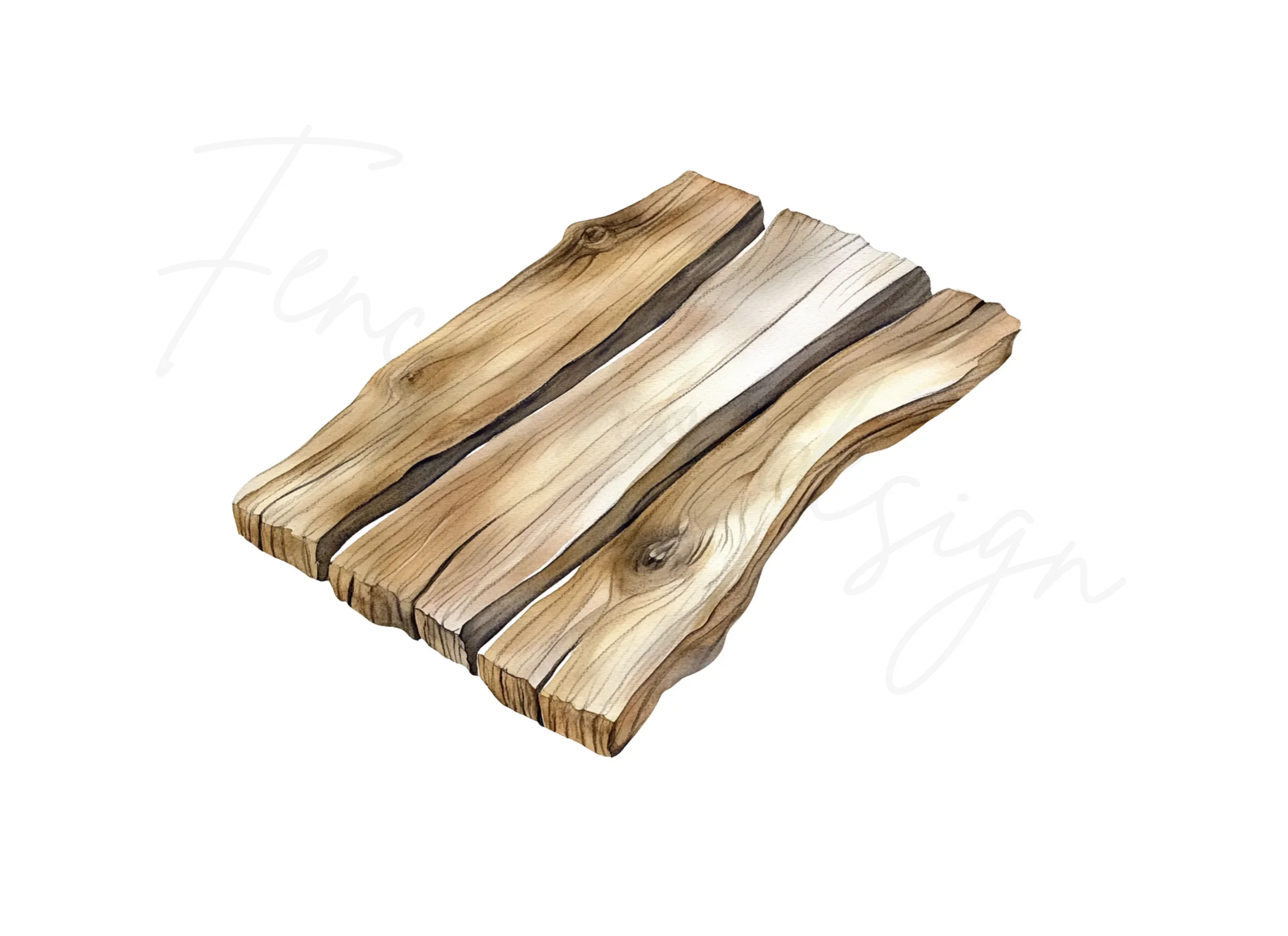 Weathered Wooden Boards Clipart Bundle - Image 2