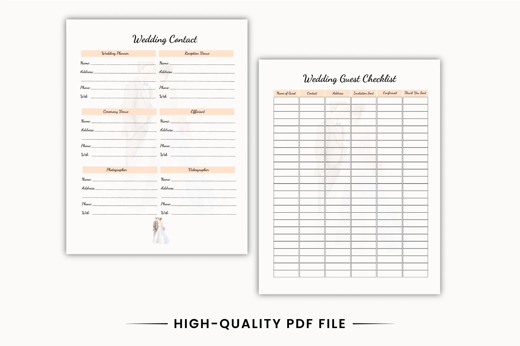 Wedding Planning Guide Planner - Image 3