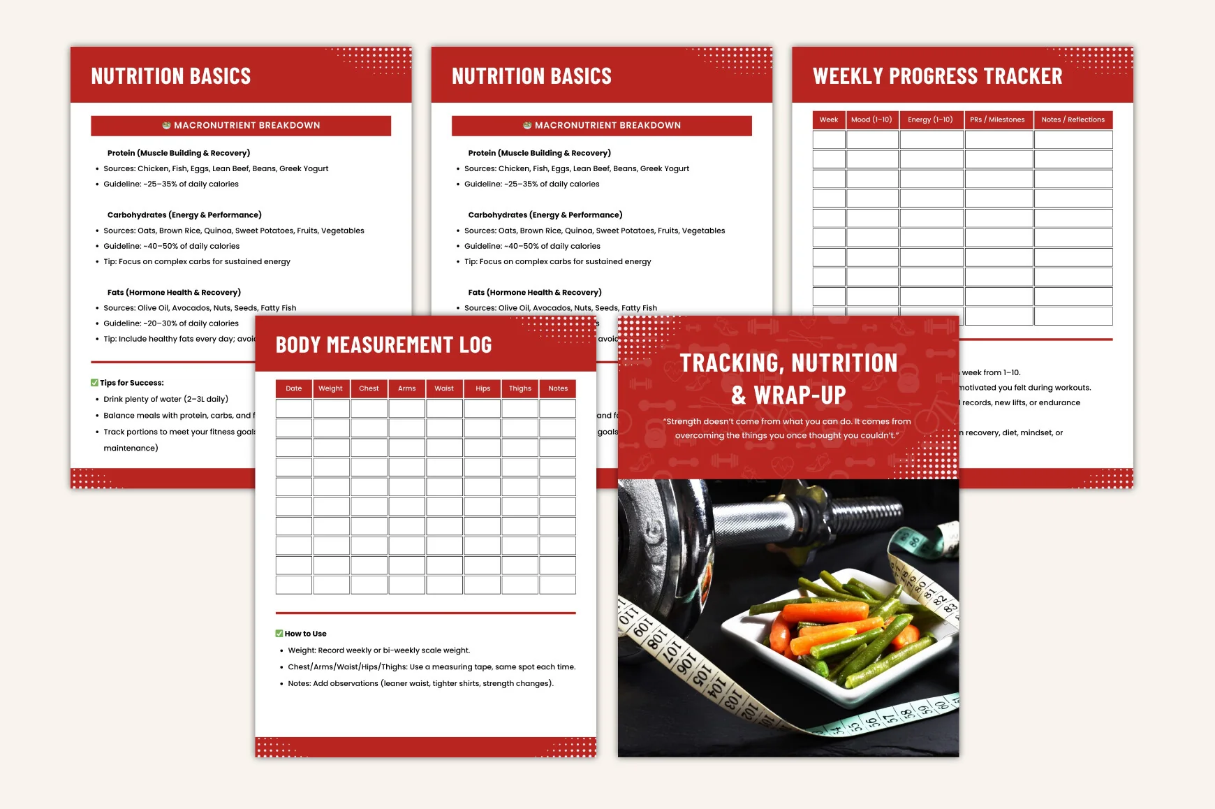 Week Men's Fitness Program Guide - Image 4