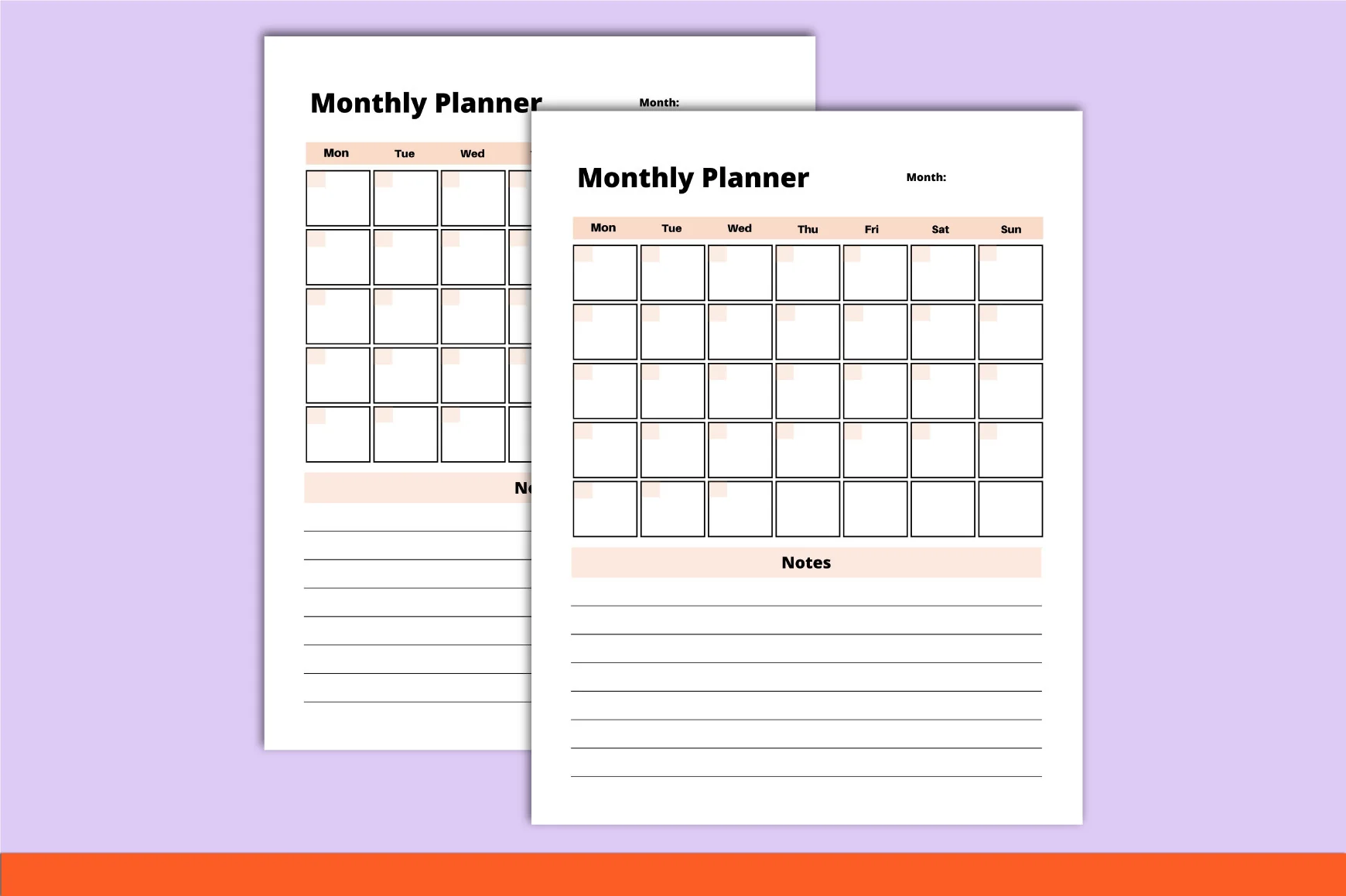 Weekly and Monthly Planner - Image 3