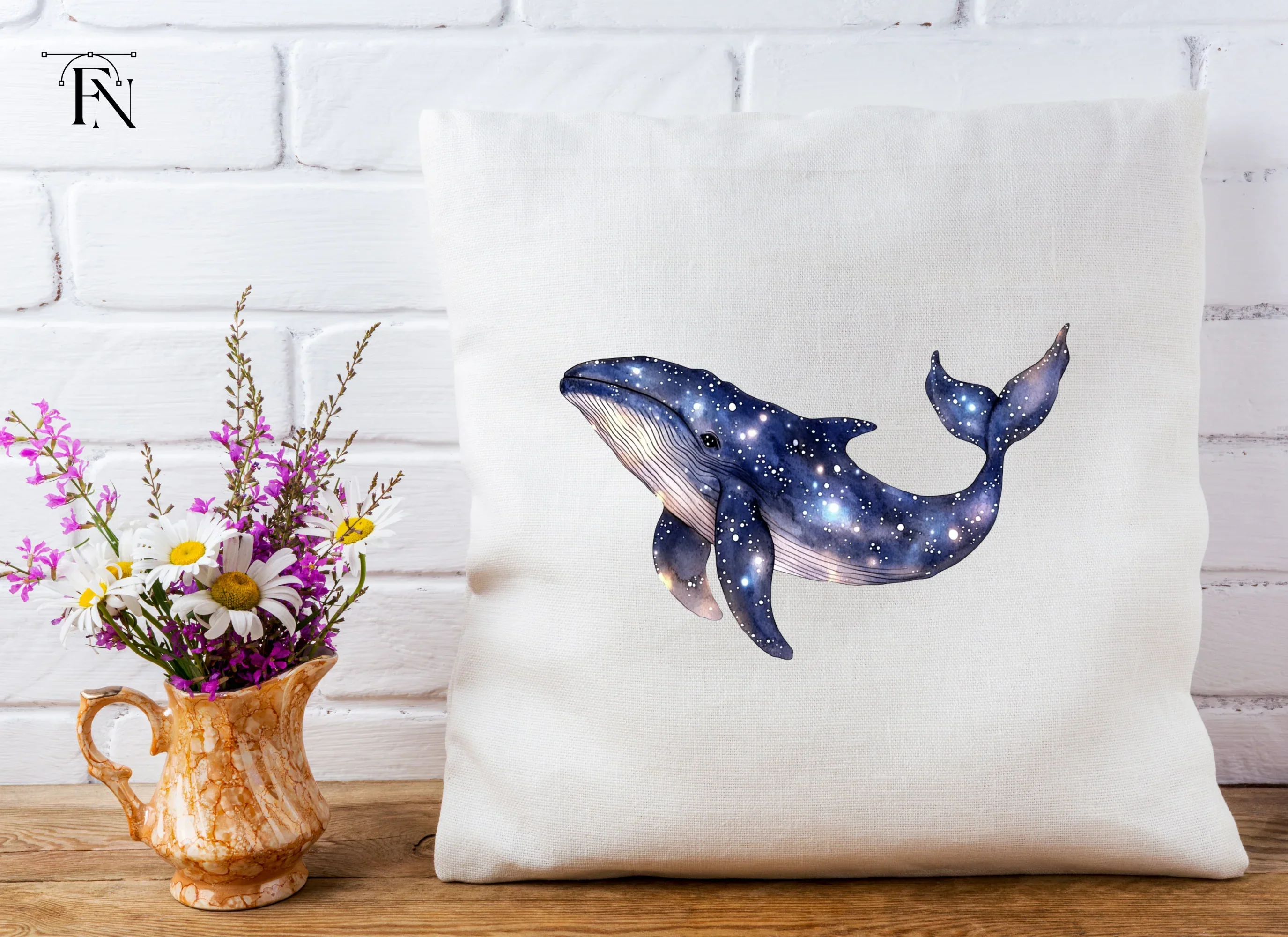 Whale Galaxy Clipart Bundle - Image 4