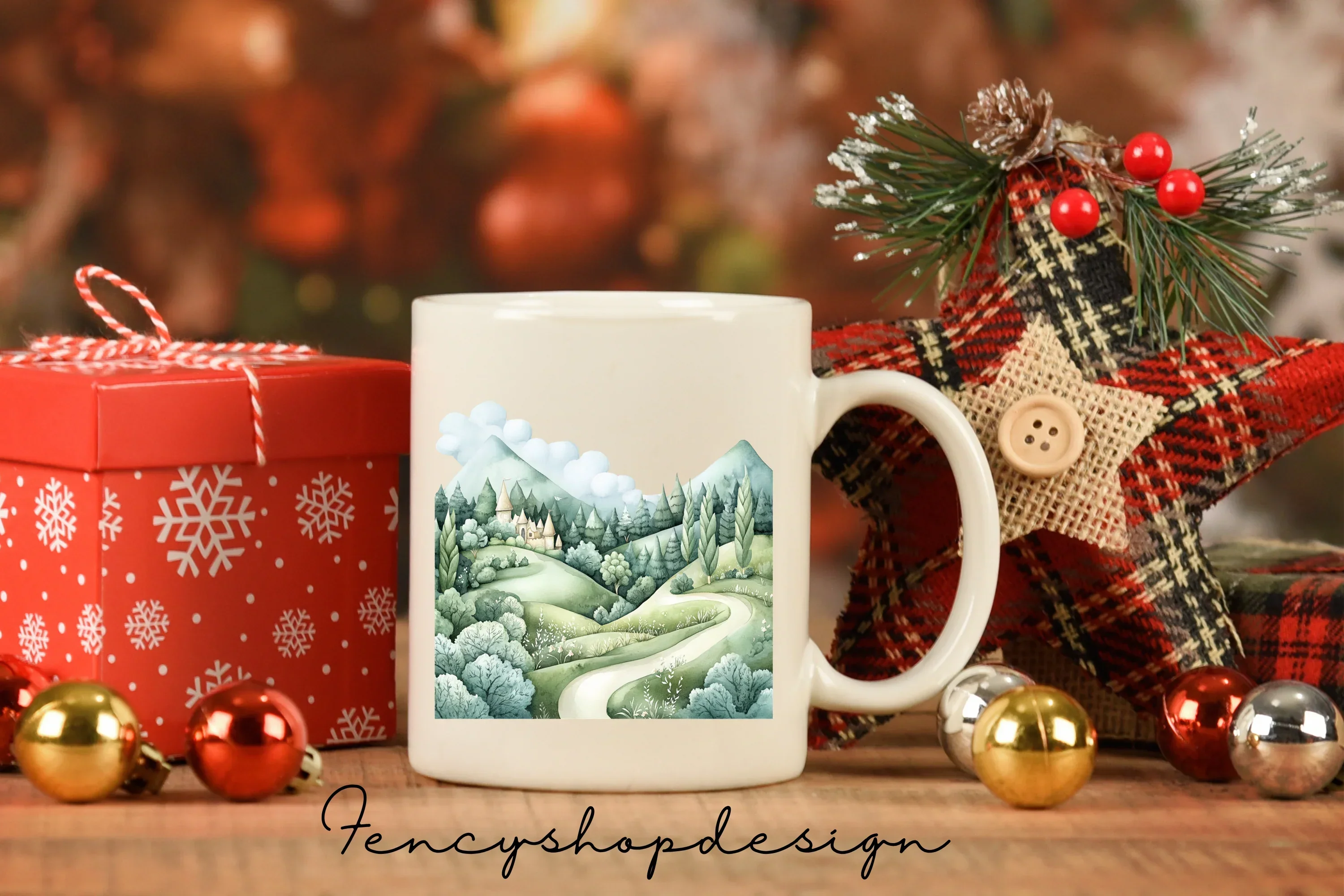 Whimsical Fairytale Village Clipart Bundle - Image 7