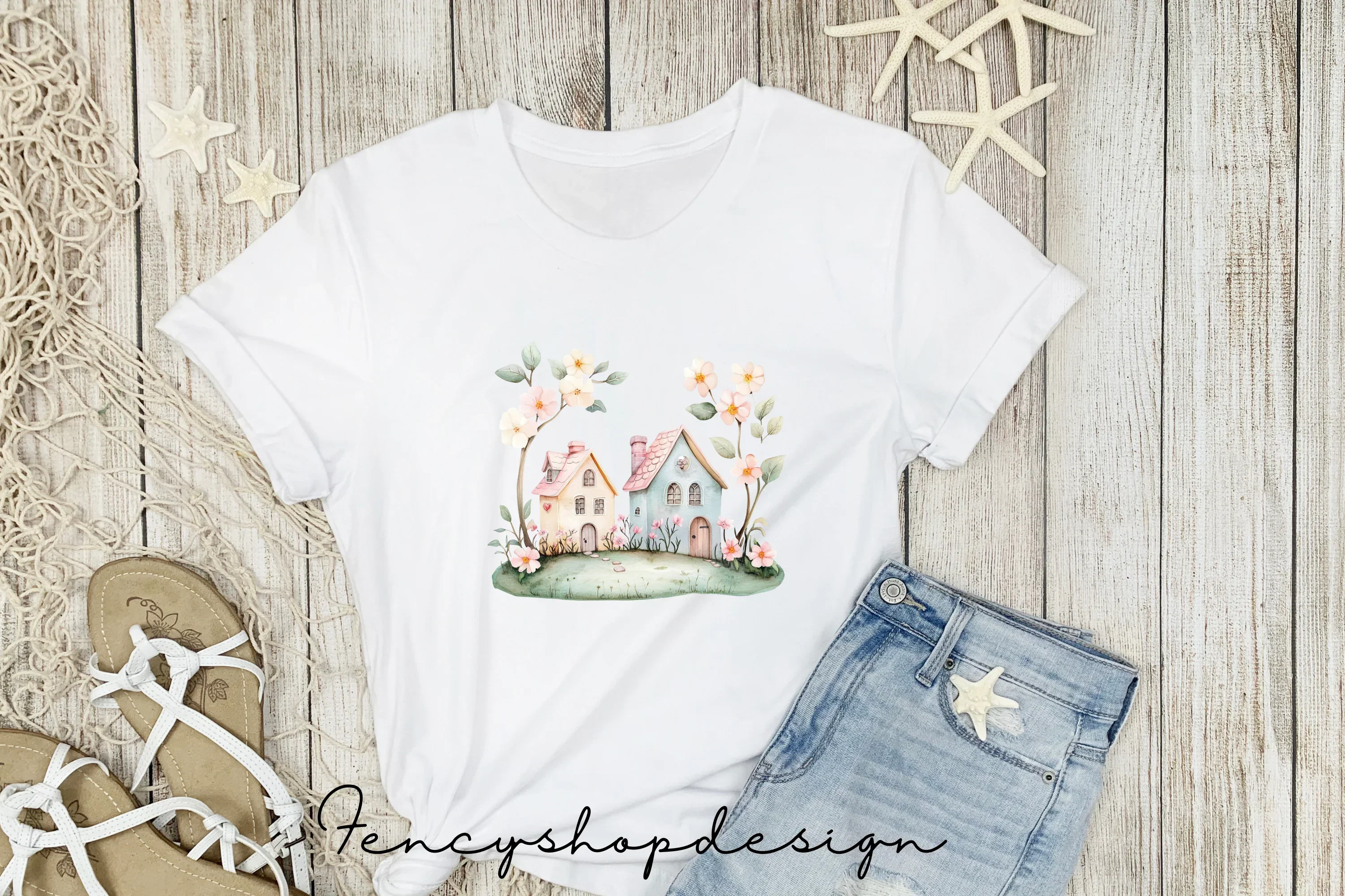 Whimsical Fantasy Houses Clipart Bundle - Image 5