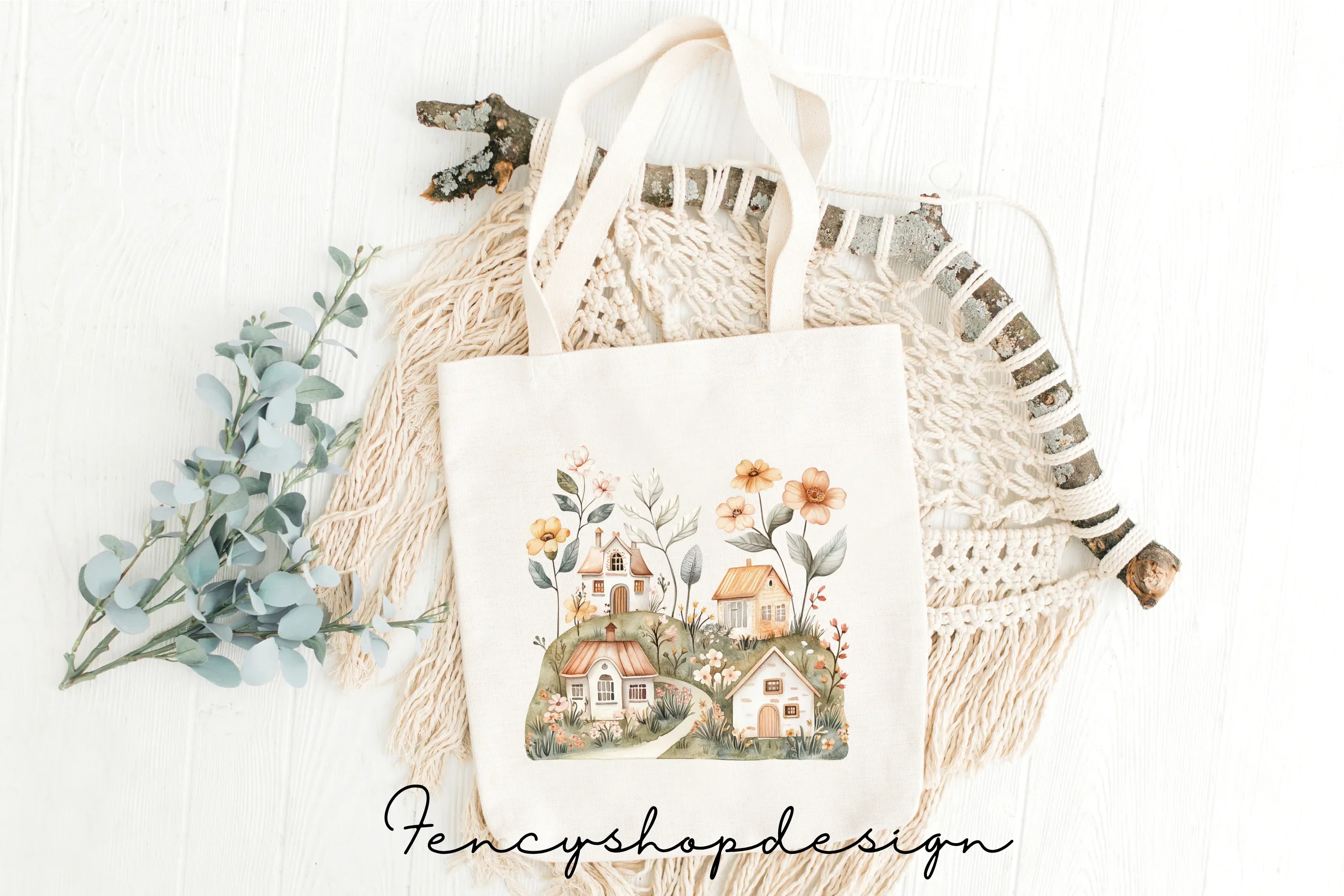 Whimsical Fantasy Houses Clipart Bundle - Image 8