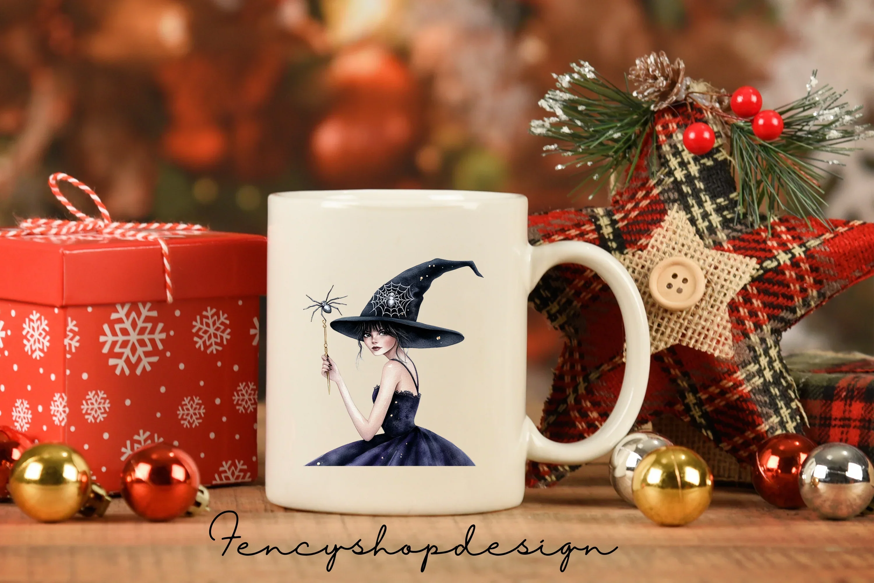 Whimsical Witchy Charm Clipart Bundle - Image 3