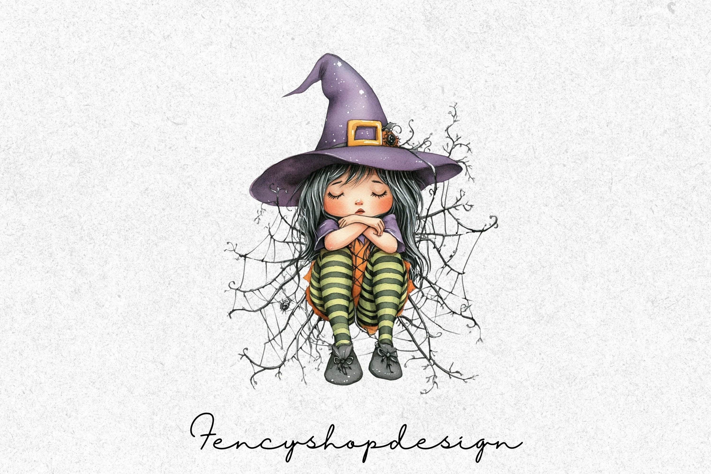 Whimsical Witchy Charm Clipart Bundle - Image 6