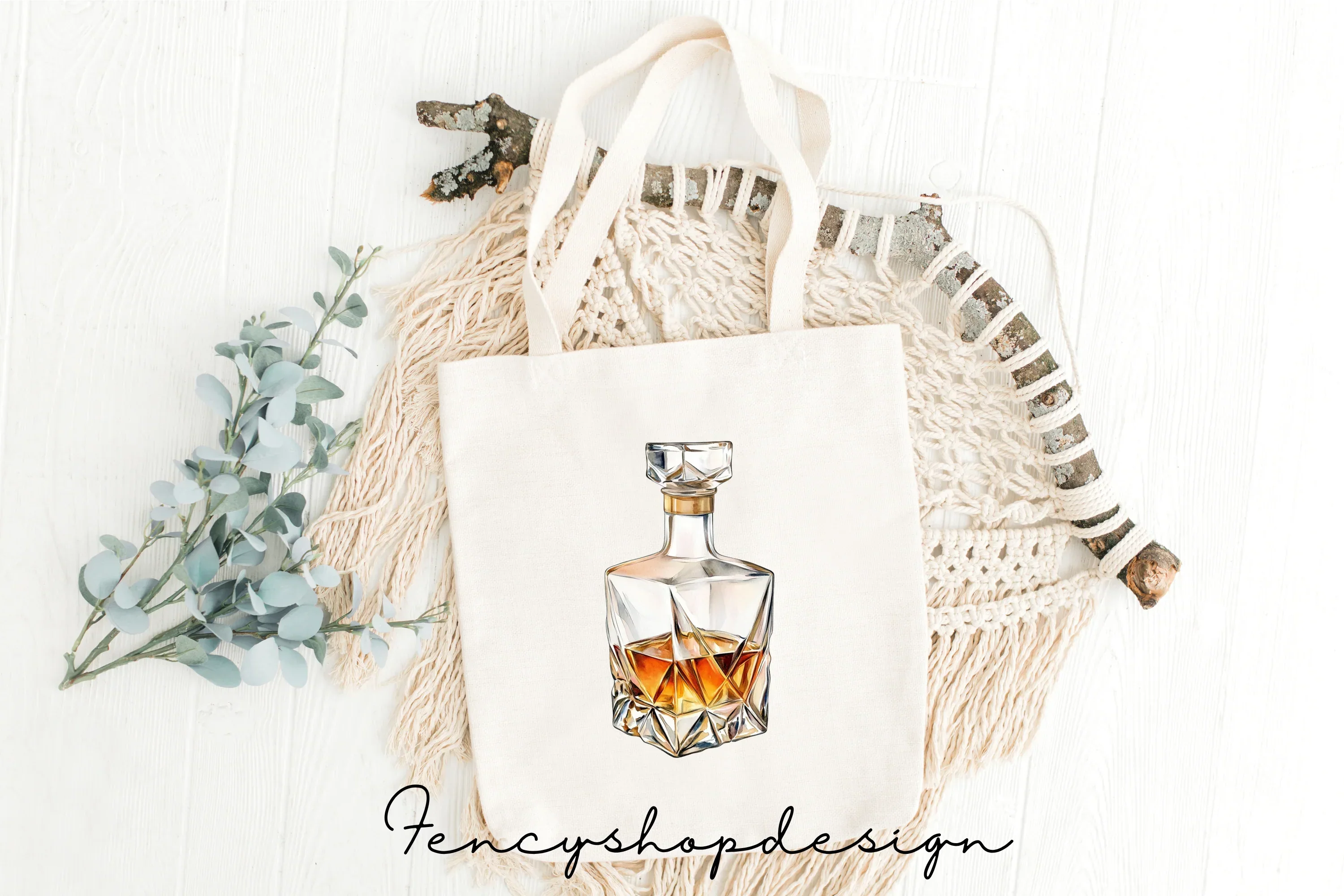 Whiskey Decanter Clipart Bundle - Image 8