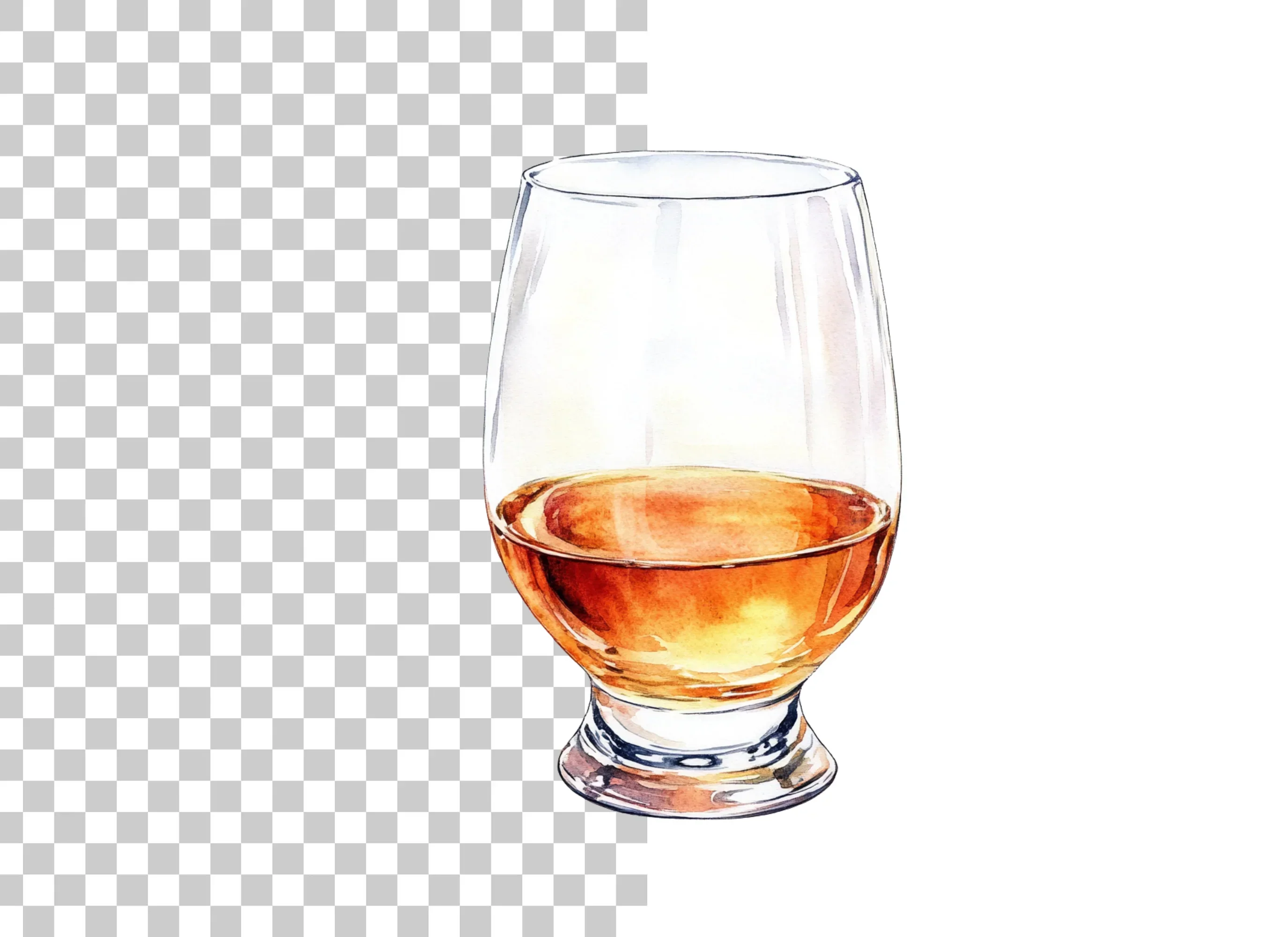 Whiskey Glass Clipart Bundle - Image 4