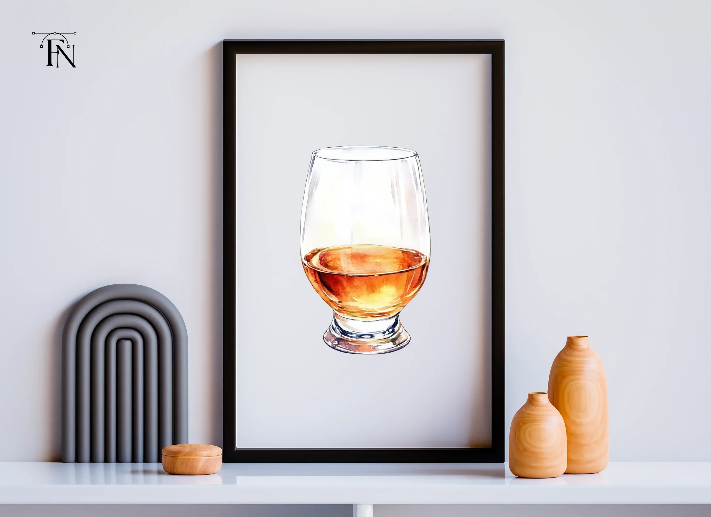 Whiskey Glass Clipart Bundle - Image 5