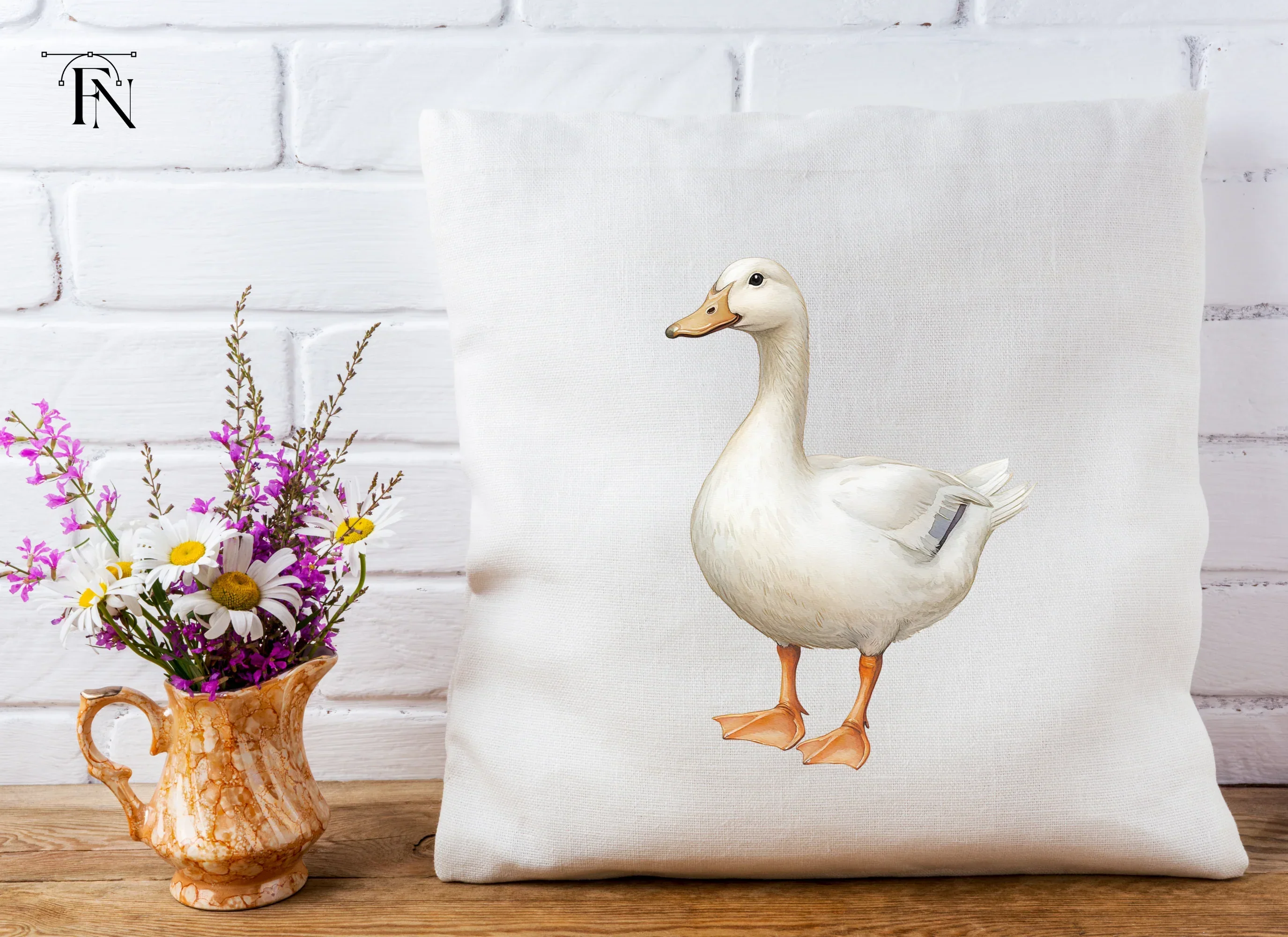 White Duck Clipart Bundle - Image 5