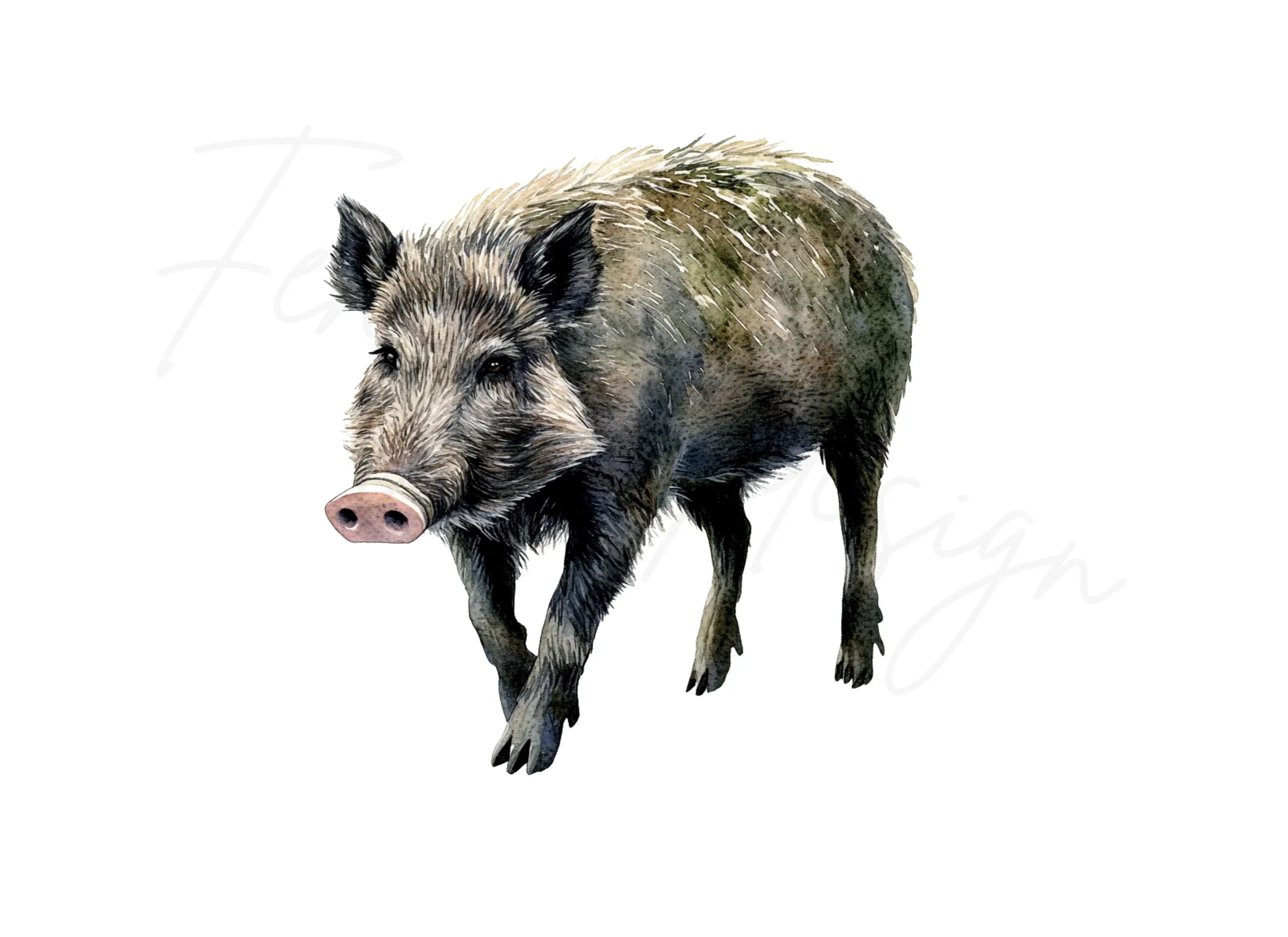 Wild Boar Clipart Bundle - Image 2