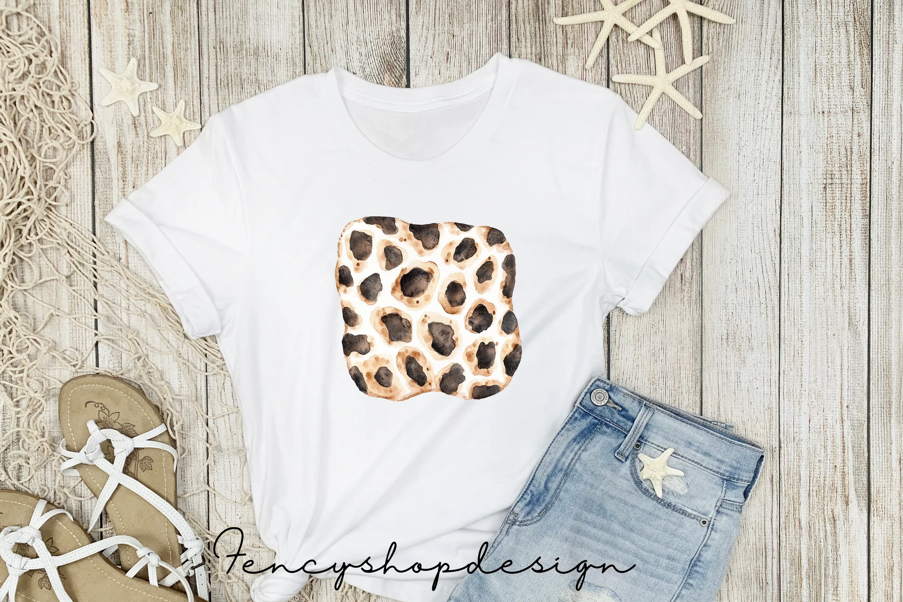 Wild Leopard Clipart Bundle - Image 4