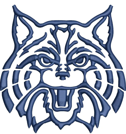 Wildcat Embroidery Design