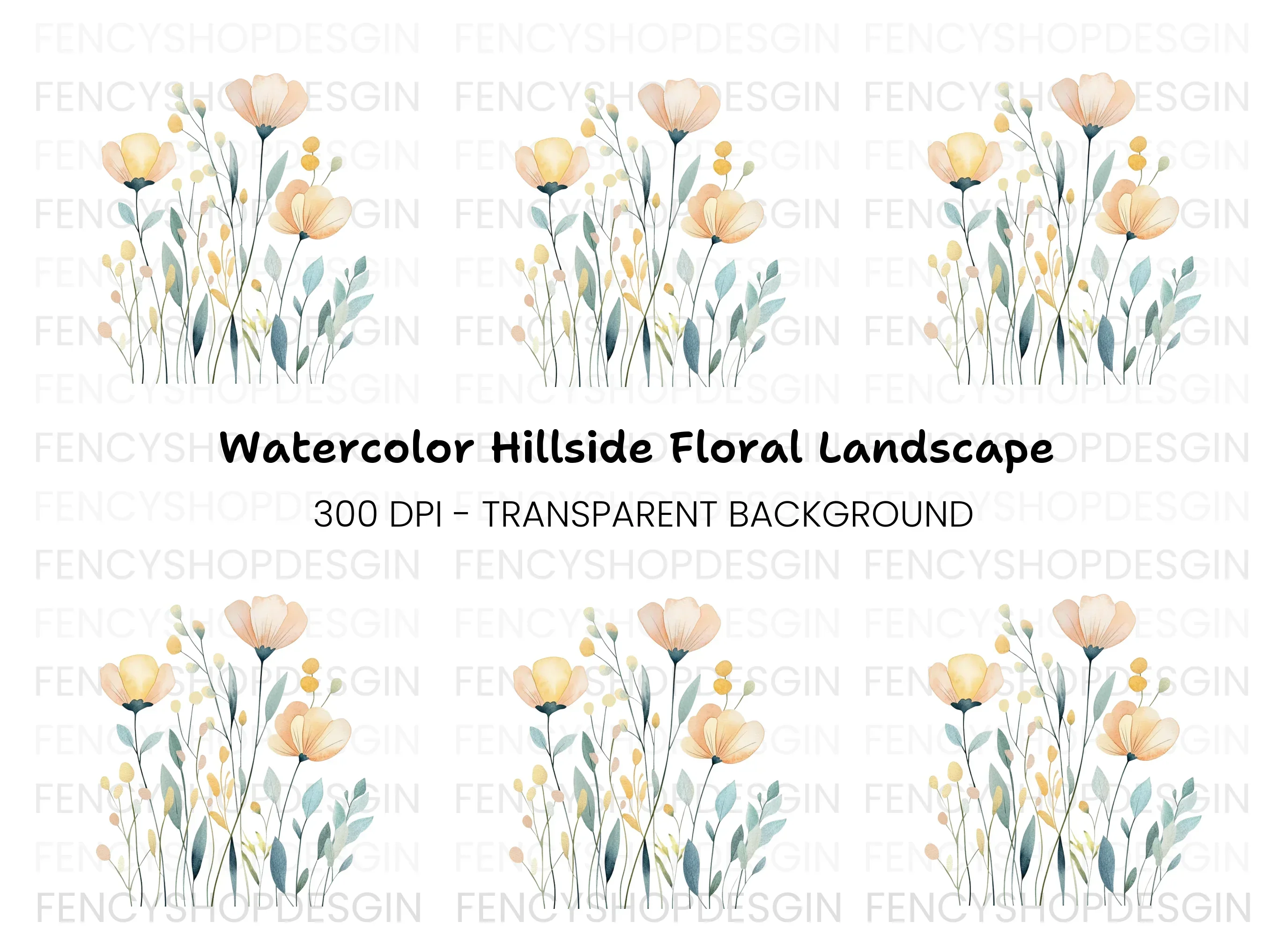 Wildflower Clipart Bundle
