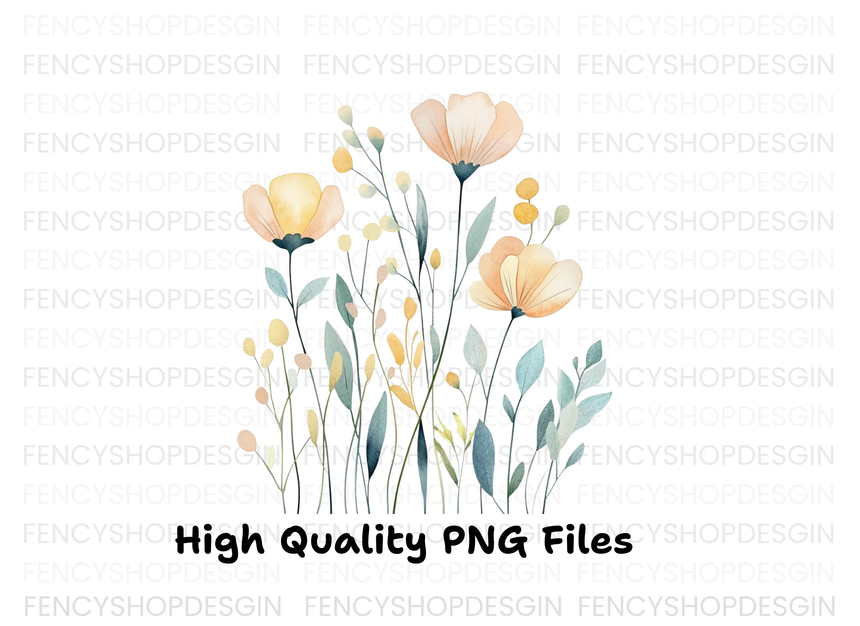 Wildflower Clipart Bundle - Image 3