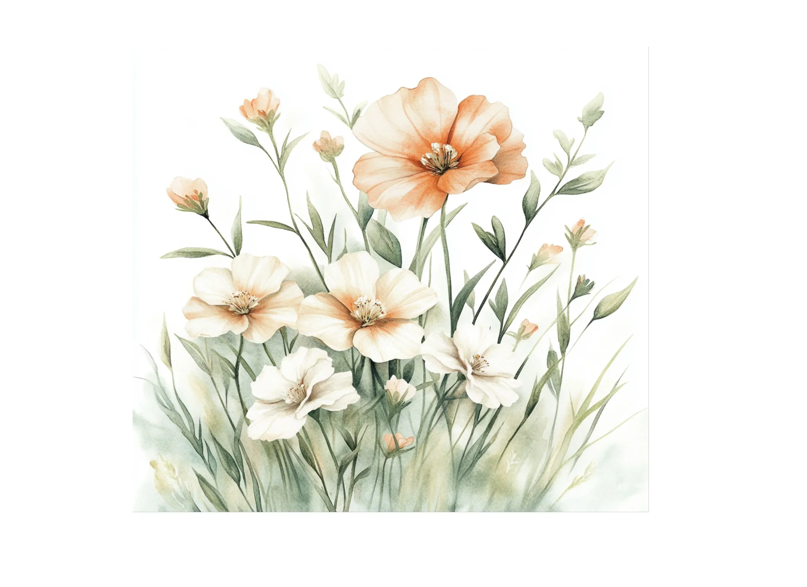 Wildflower Meadow Clipart Bundle - Image 3