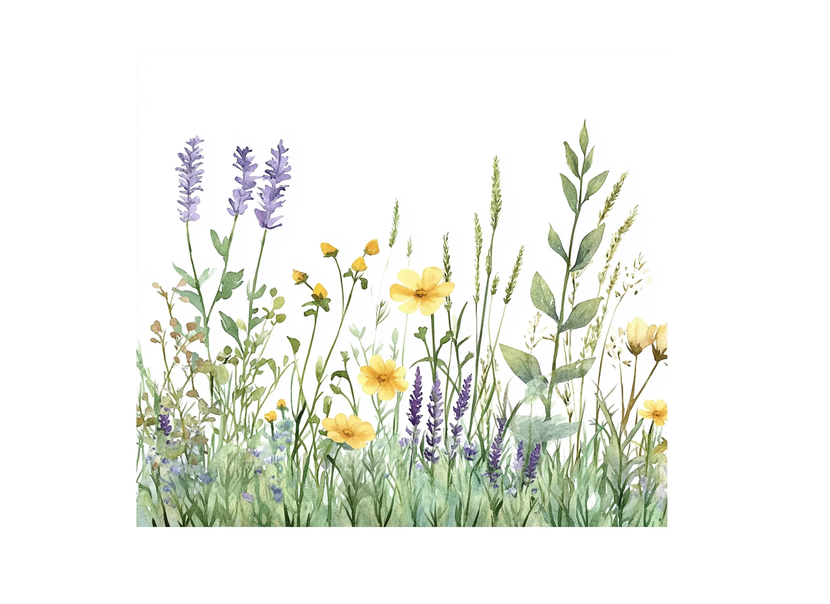 Wildflower Meadow Clipart Bundle - Image 3
