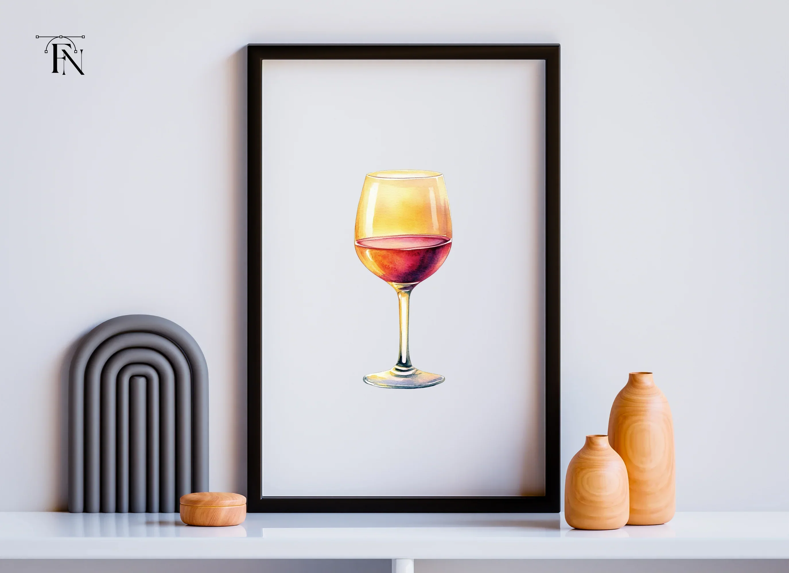 Wine Glass Clipart Bundle - Image 6