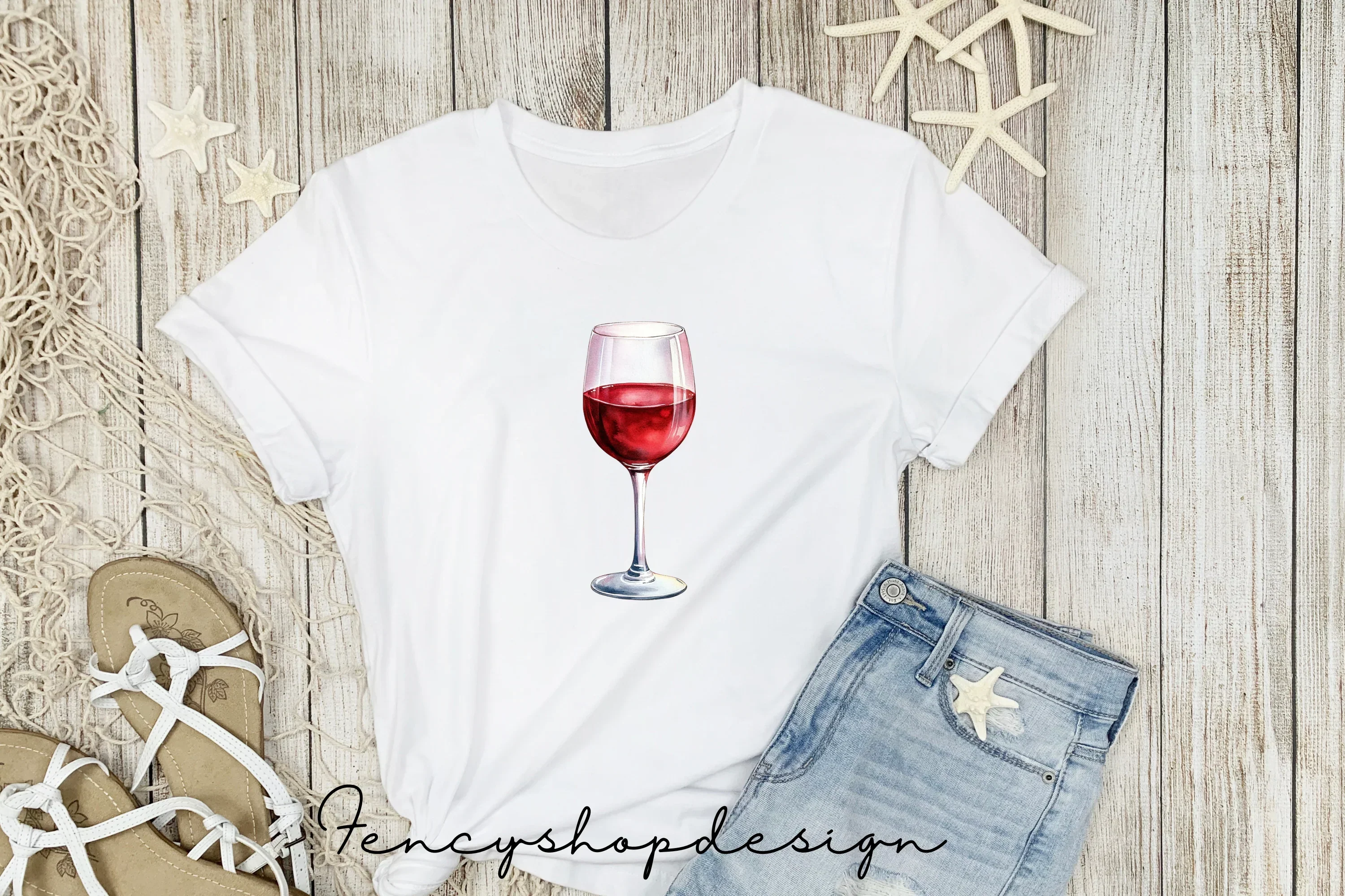 Wine Glasses Clipart Bundle - Image 4