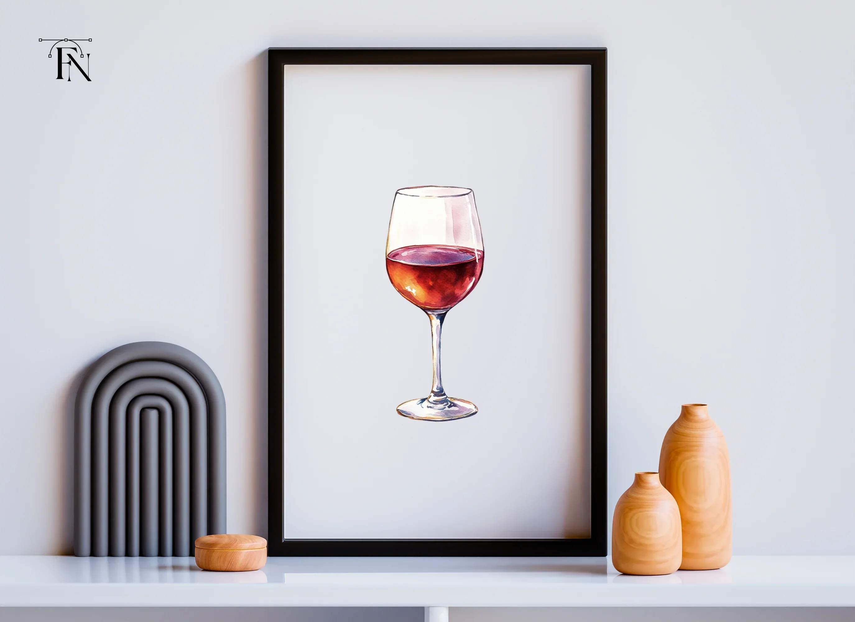 Wine Glasses Clipart Bundle - Image 4