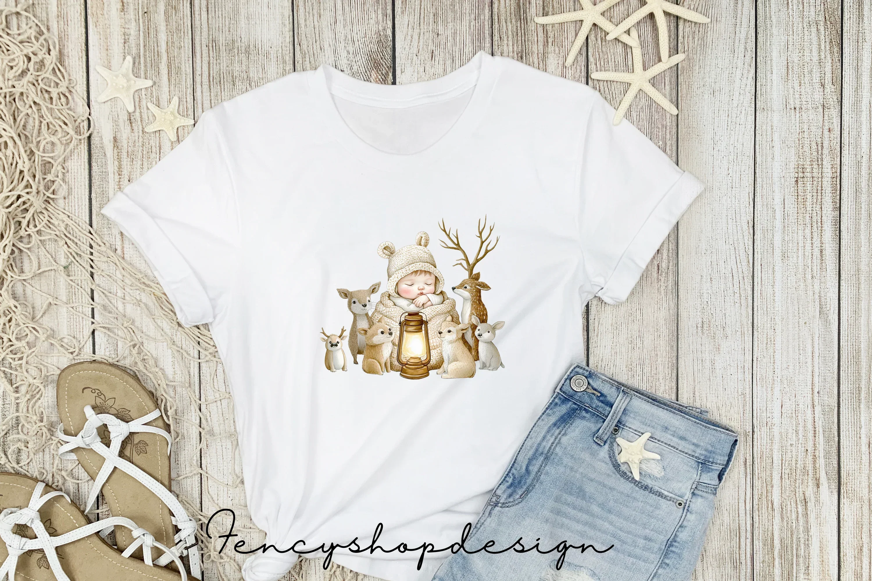 Winter Baby Animals Clipart Bundle - Image 5