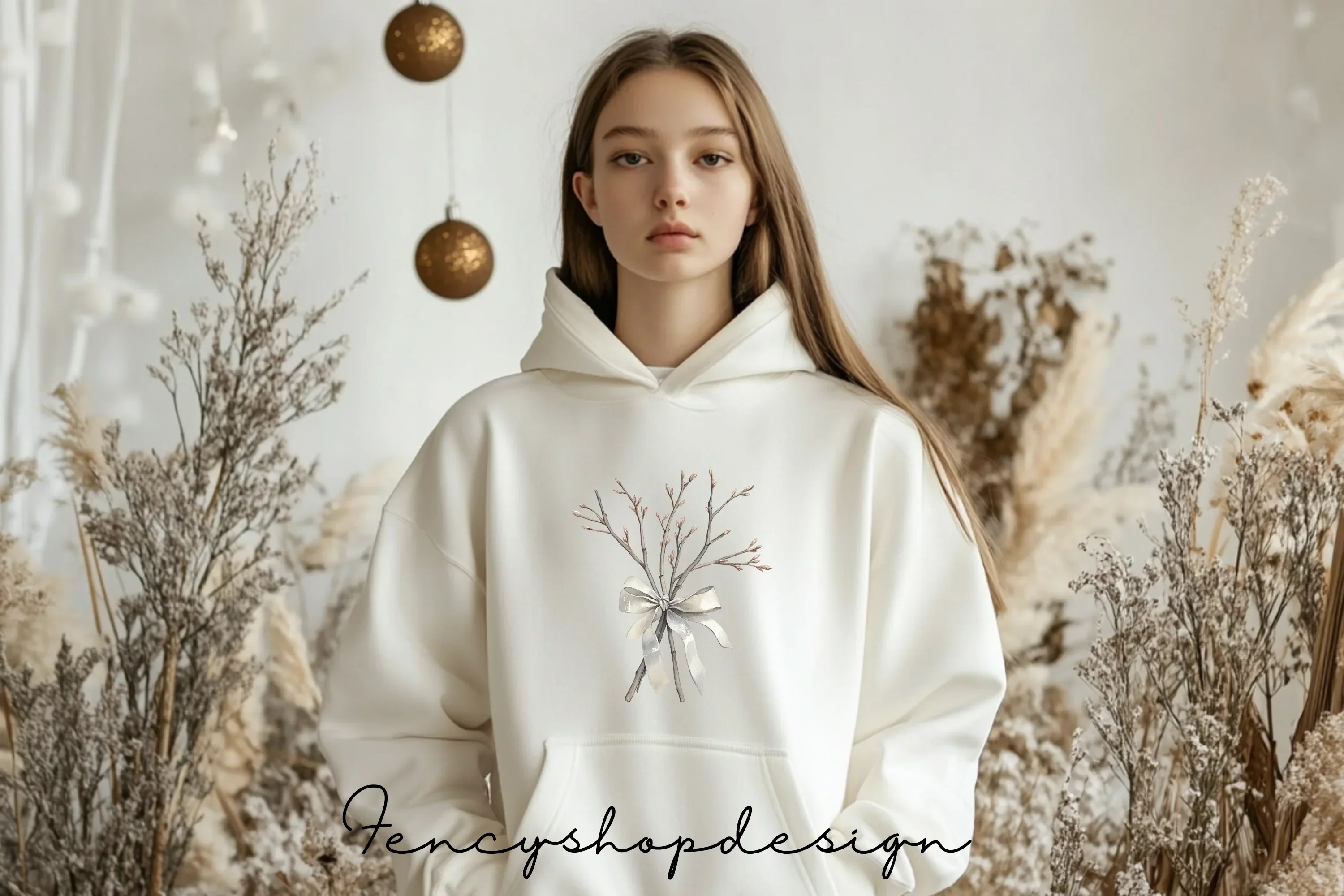 Winter Branches Clipart Bundle - Image 4